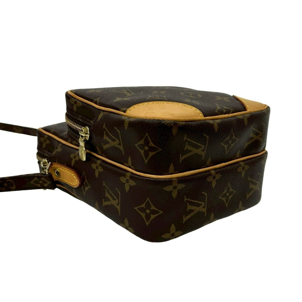 Louis Vuitton Brown Leather Pvc Pochette Shoulder Bag