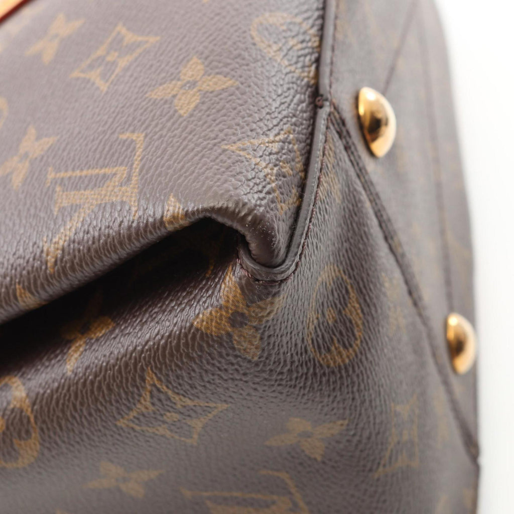 Louis Vuitton Brown Coated Canvas Pvc Leather Handbag
