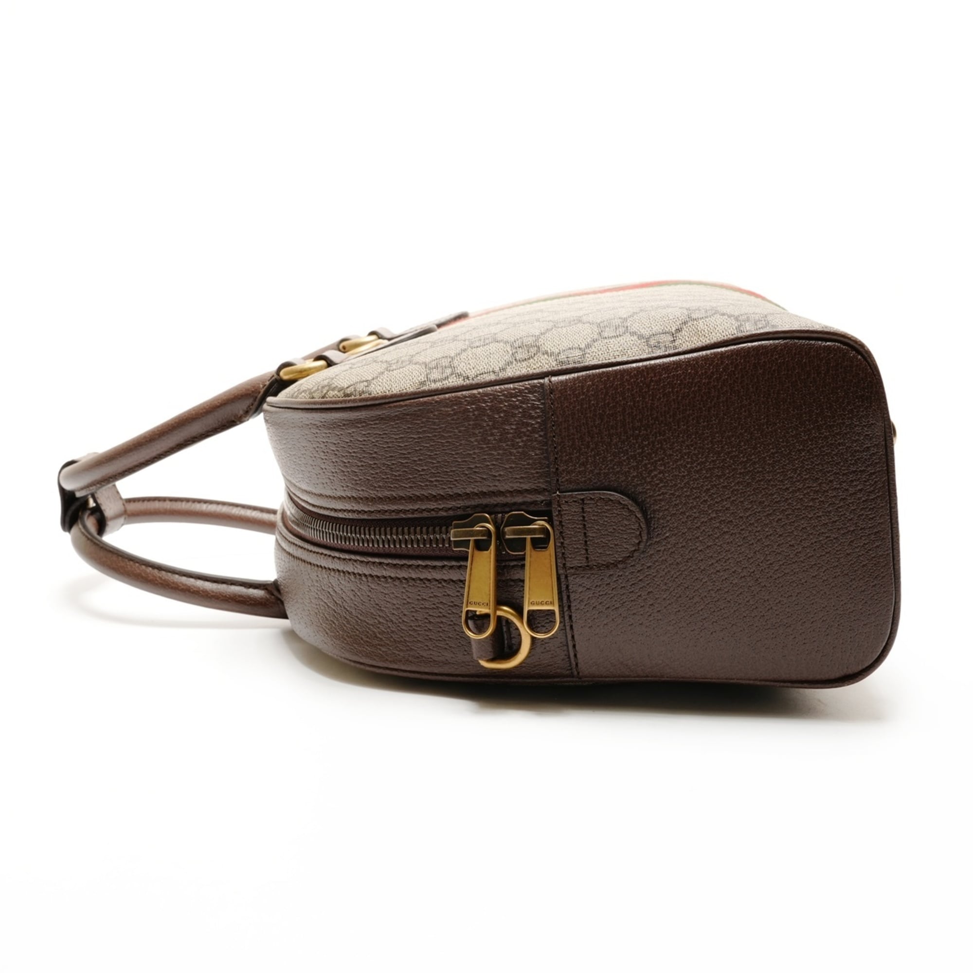 Gucci Brown Boston Bag Handbag (Pre-Owned)