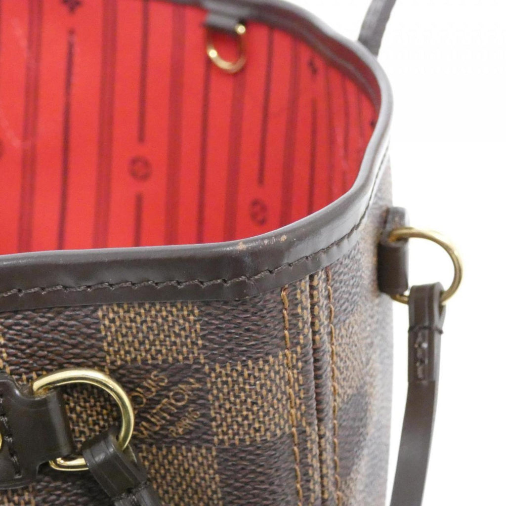 Louis Vuitton Brown Coated Canvas Handbag