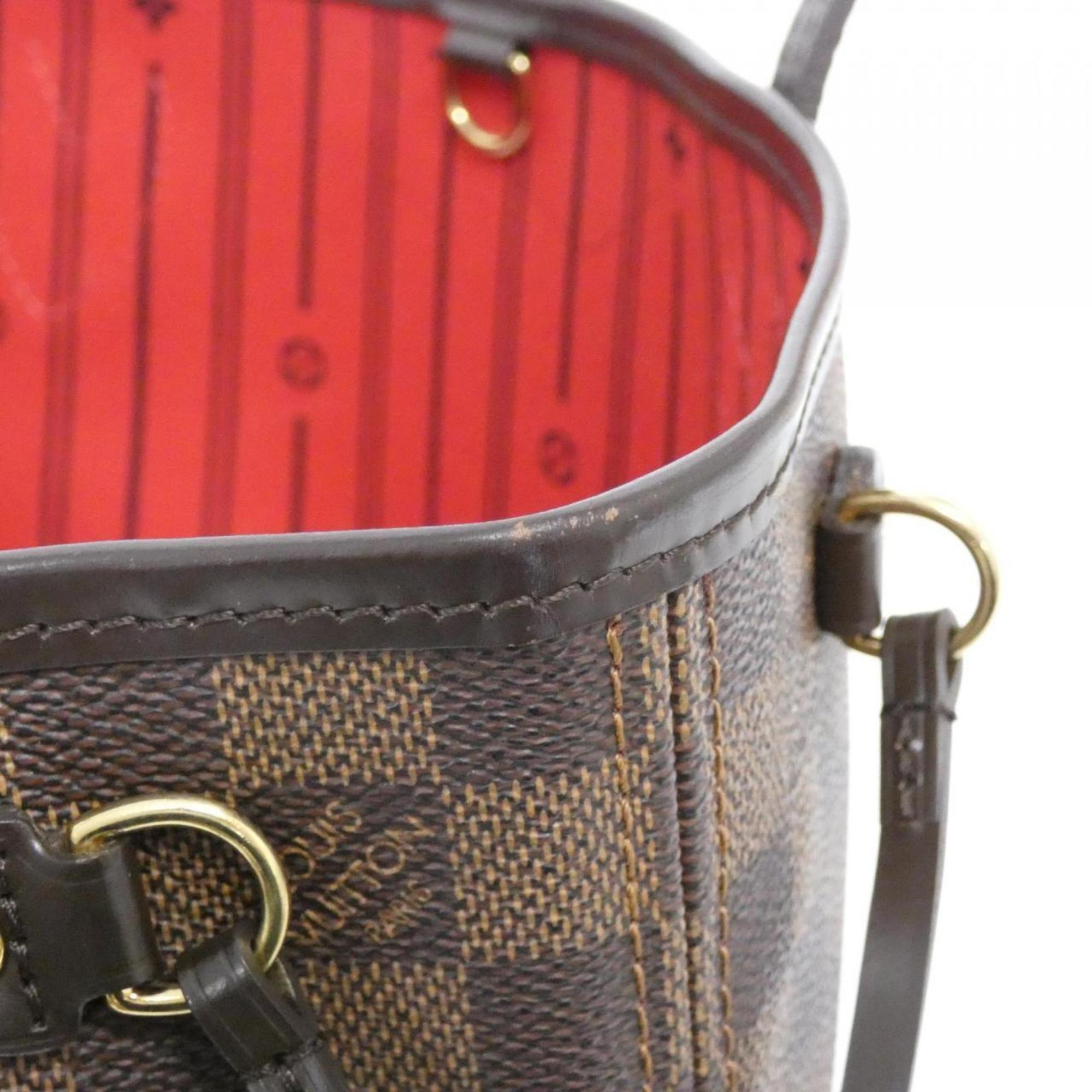 Louis Vuitton Brown Coated Canvas Handbag