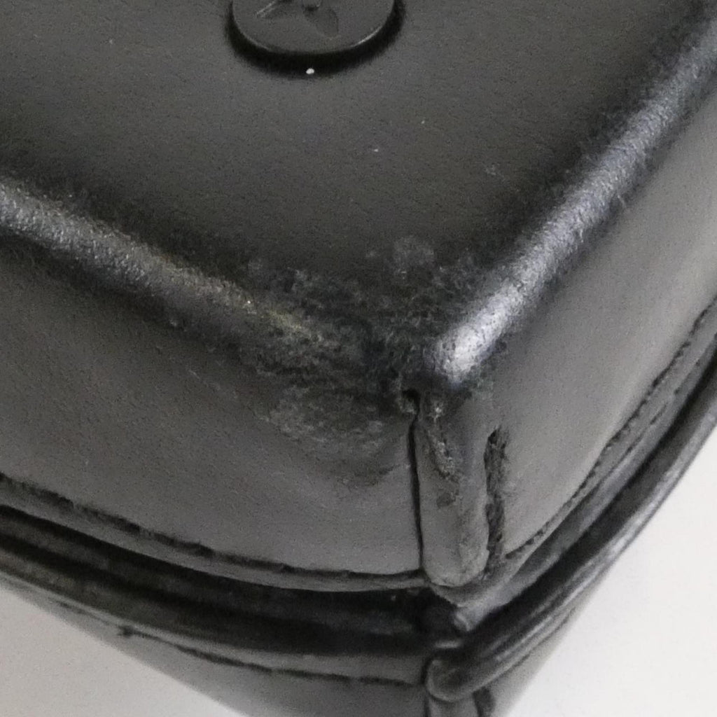 Louis Vuitton Black Coated Canvas Shoulder Bag