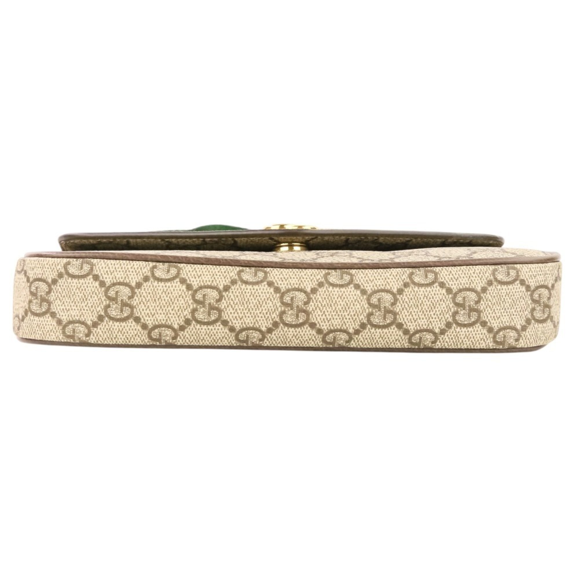 Gucci Brown Gg Supreme Shoulder Bag (Pre-Owned)