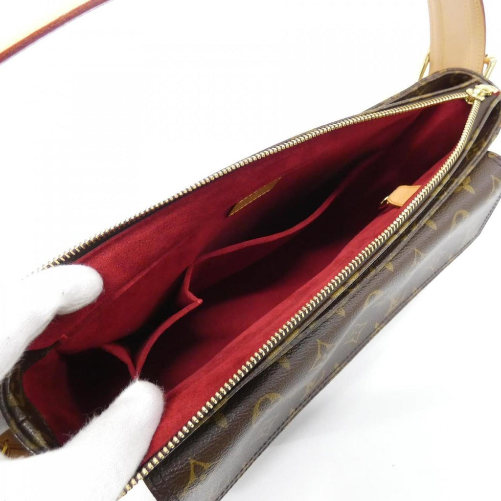 Louis Vuitton Marron Coated Canvas Shoulder Bag