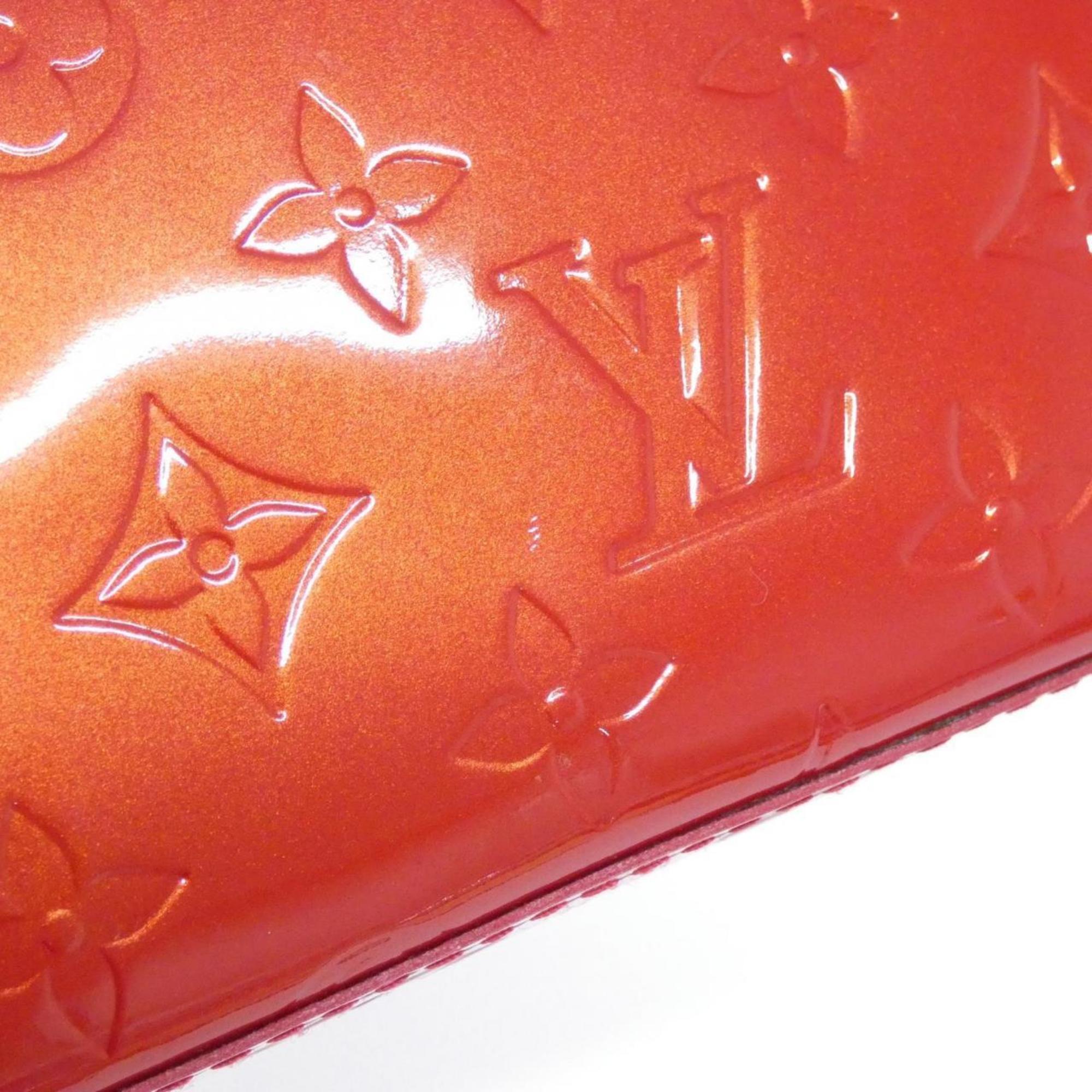 Louis Vuitton Vernis Red Color Leather Handbag