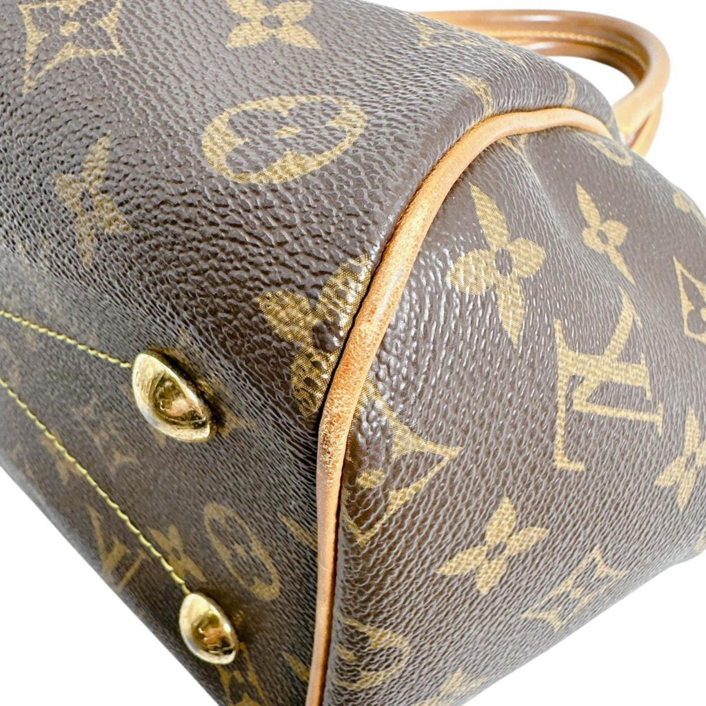 Louis Vuitton Brown Monogram Canvas Handbag