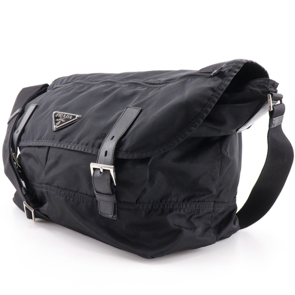 Prada Black Nero Nylon Shoulder Bag