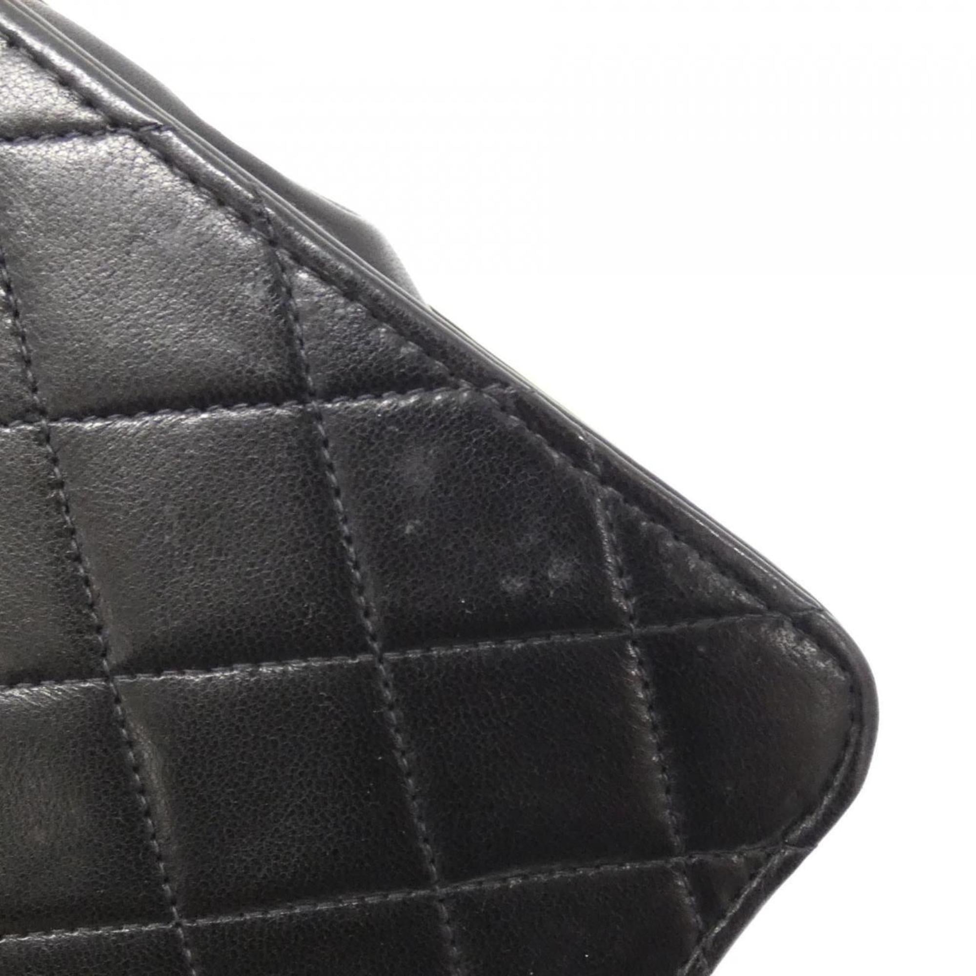 Chanel Black Leather Shoulder Bag