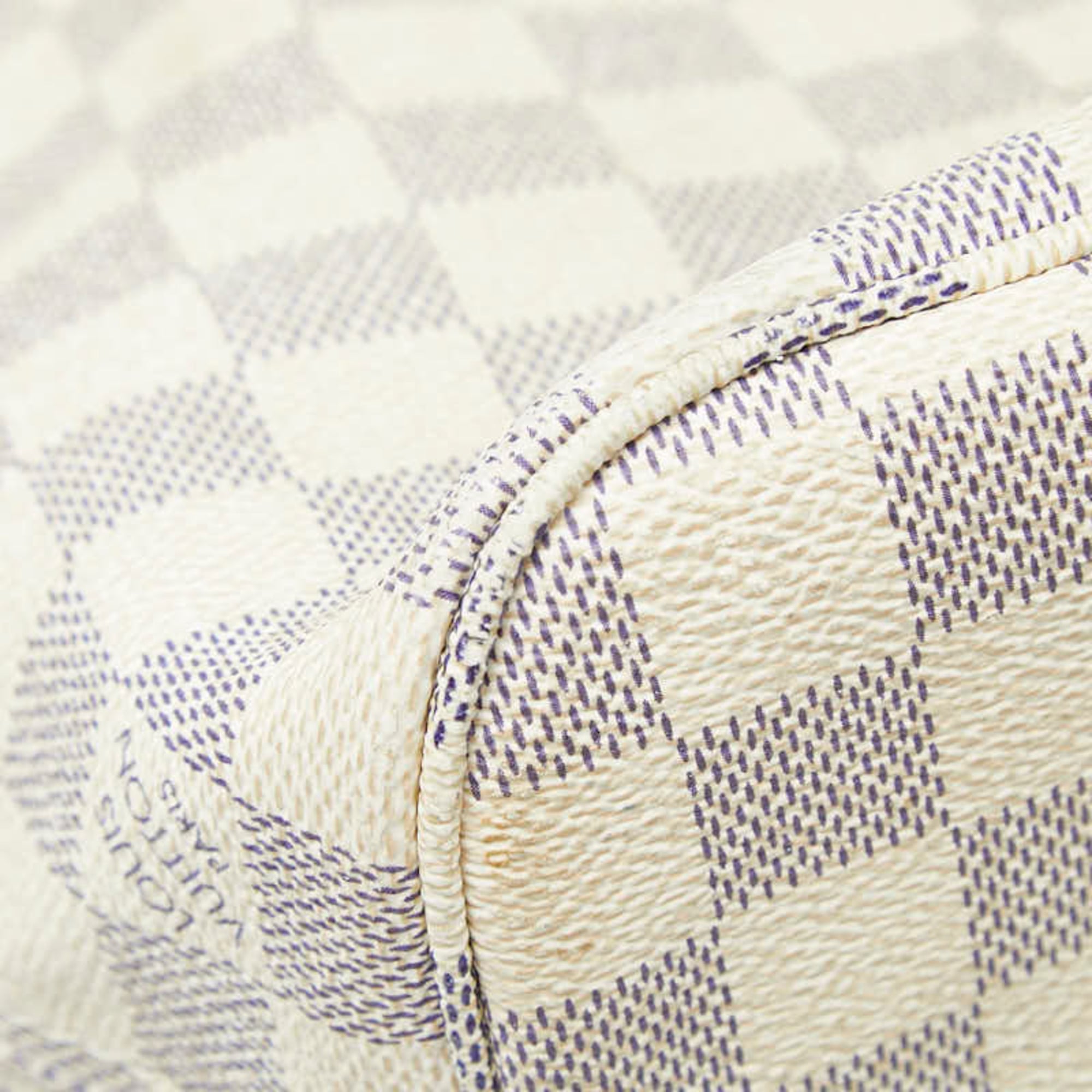Louis Vuitton White Pvc Leather Tote Bag