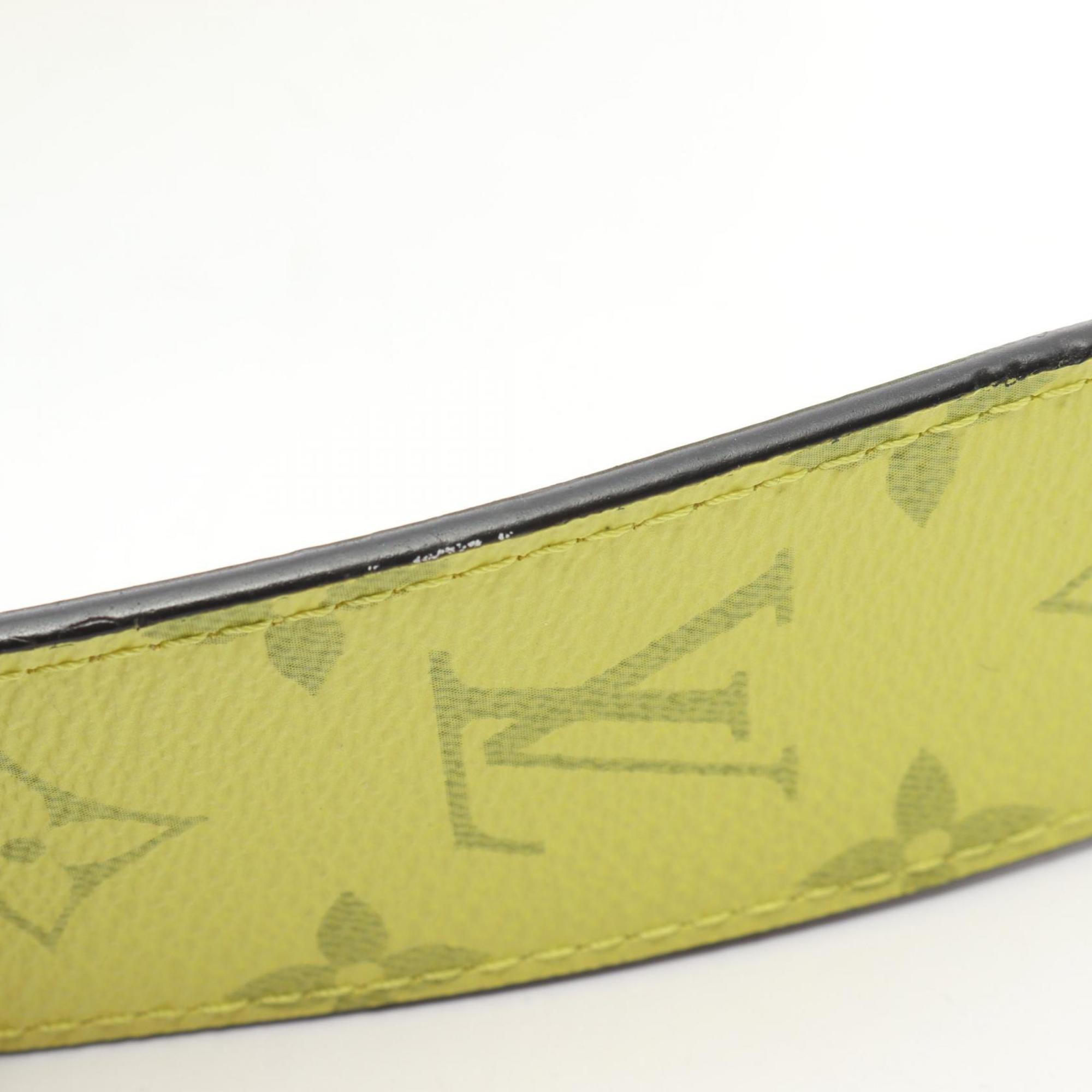 Louis Vuitton Jaune Yellow Coated Canvas Leather Shoulder Bag
