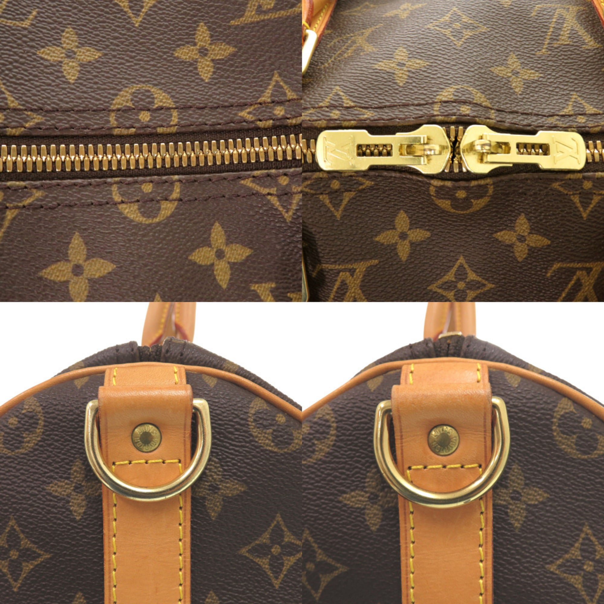 Louis Vuitton Brown Monogram Monogram Boston Bag