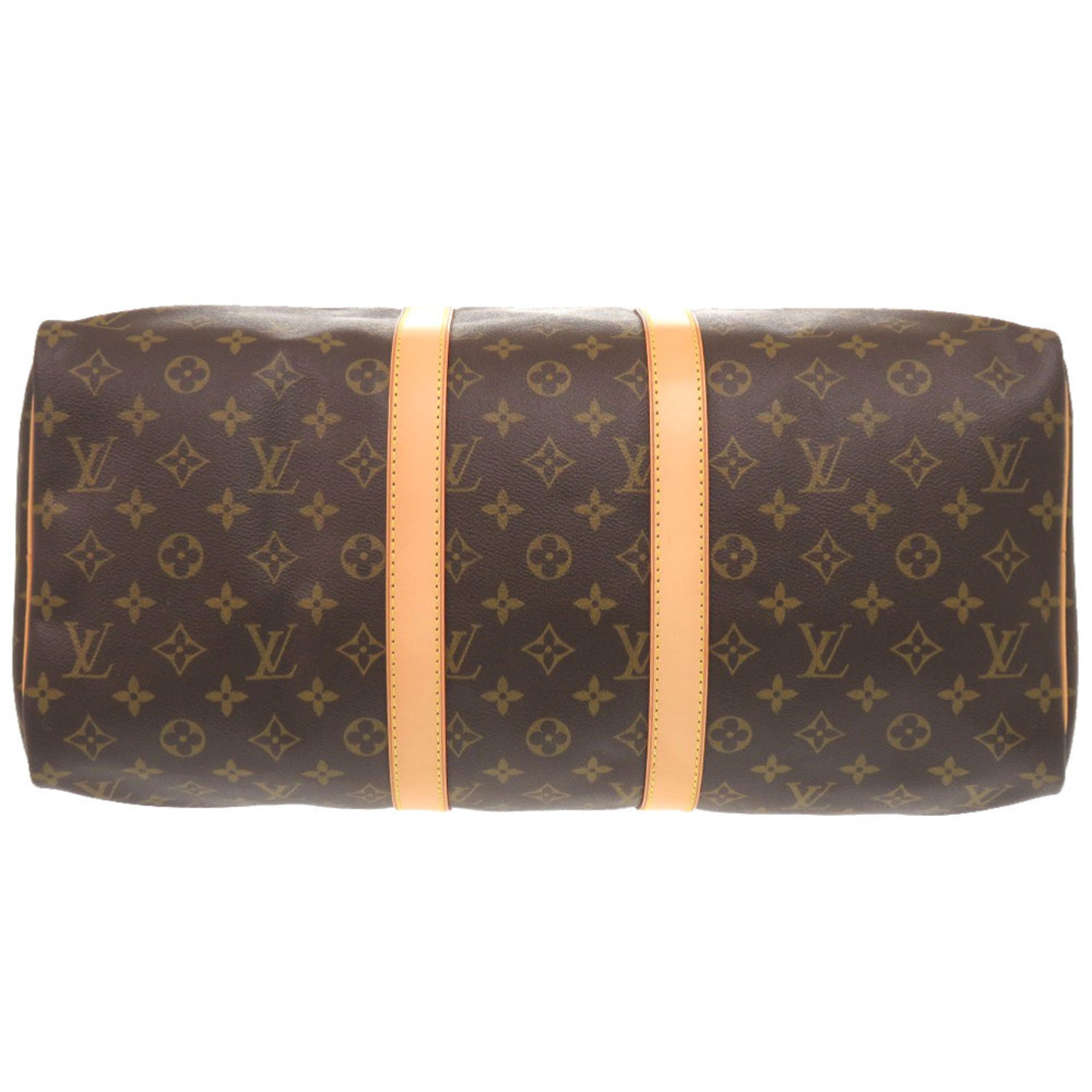 Louis Vuitton Brown Monogram Canvas Boston Bag