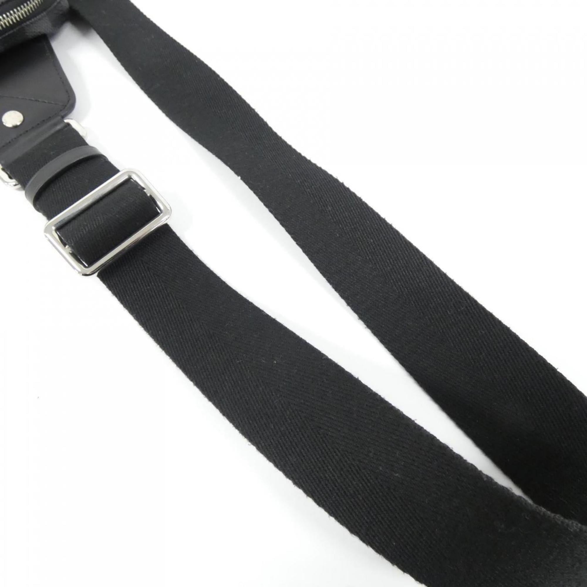 Louis Vuitton Dark Gray Gray Coated Canvas Shoulder Bag