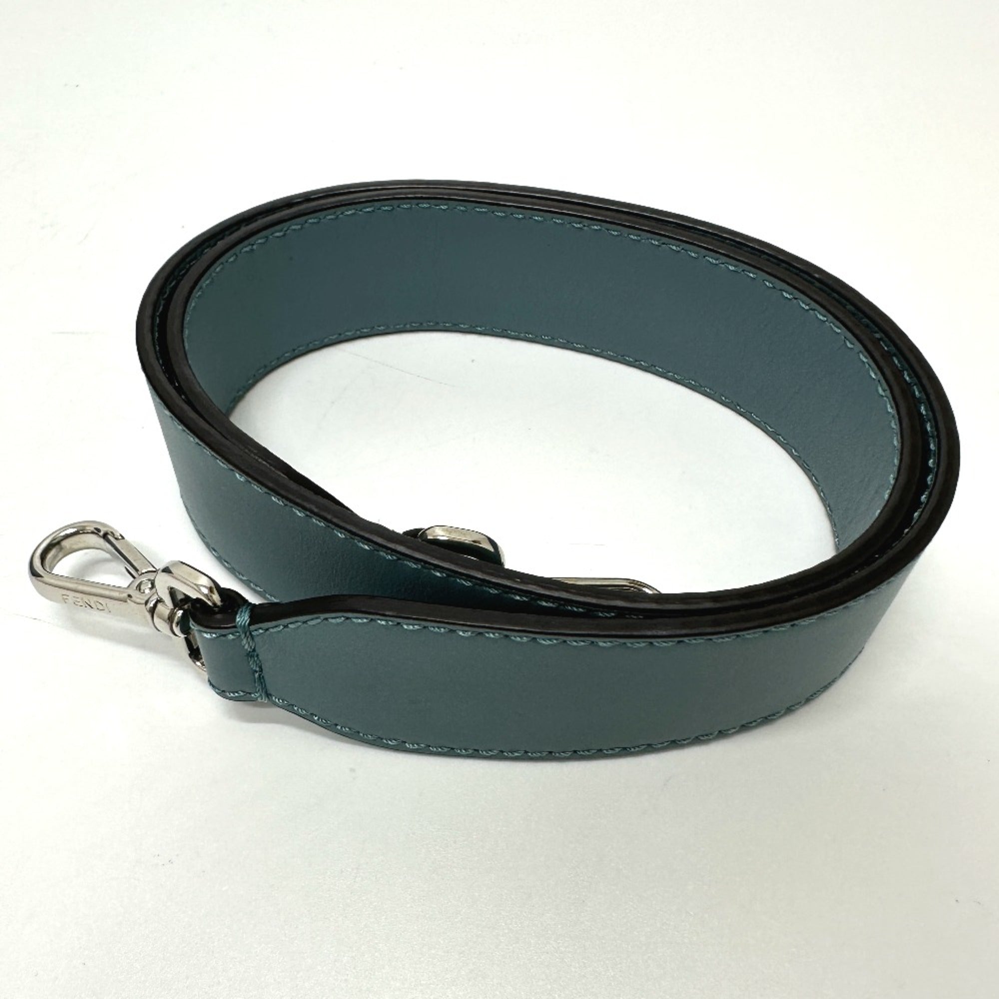 Fendi Blue Leather Handbag
