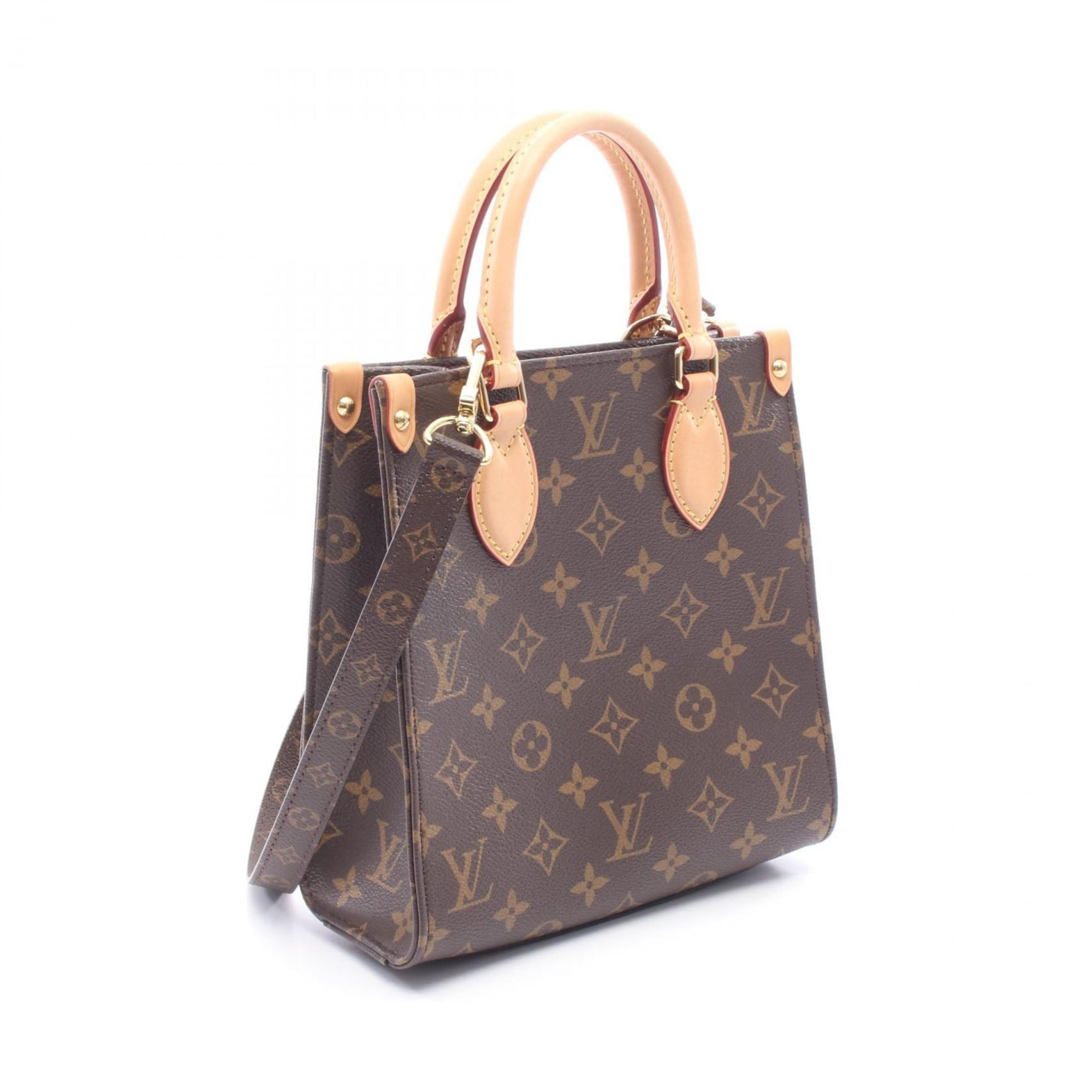 Louis Vuitton Brown Monogram Coated Canvas Leather Monogram Handbag