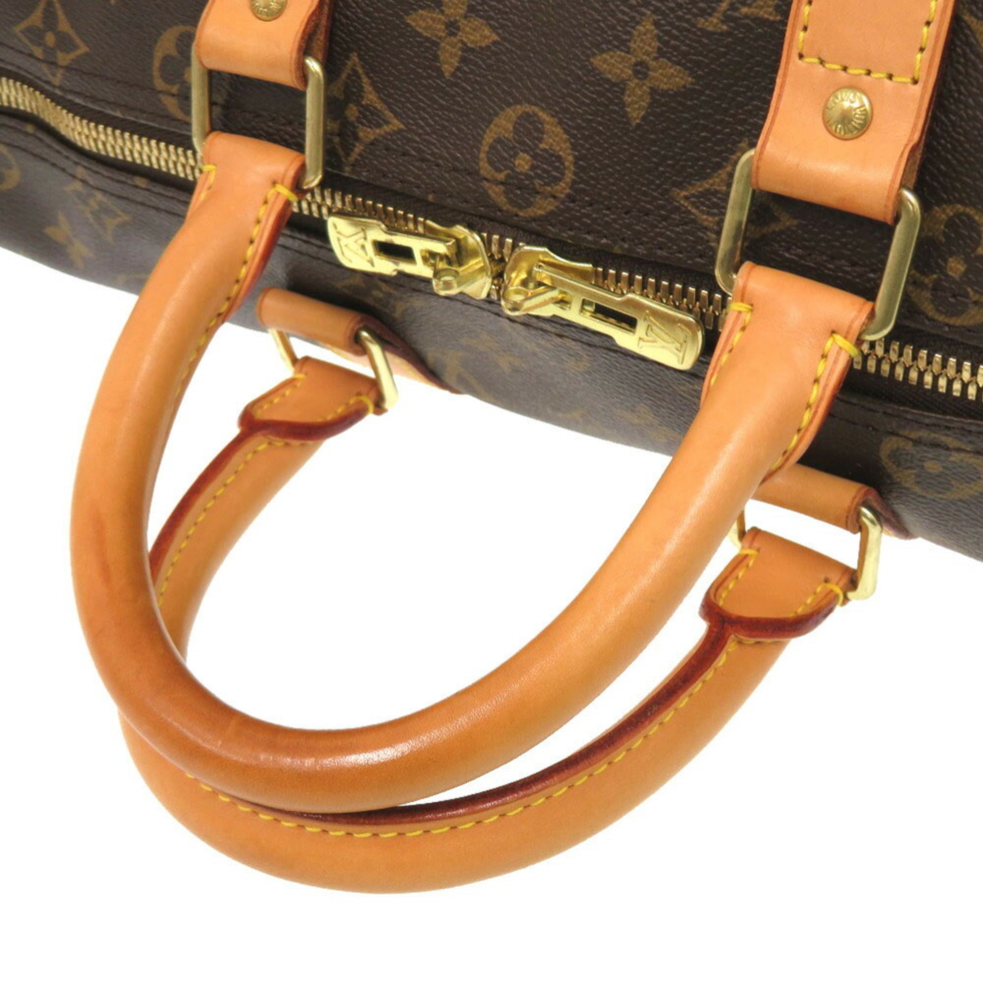 Louis Vuitton Brown Monogram Boston Bag