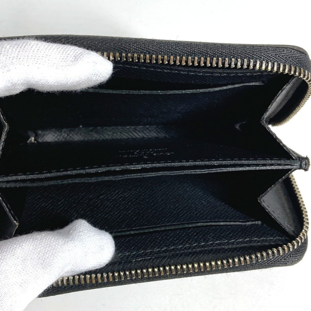 Louis Vuitton Black Damier Graphite Damier Graphite Coin Purse/Coin Case