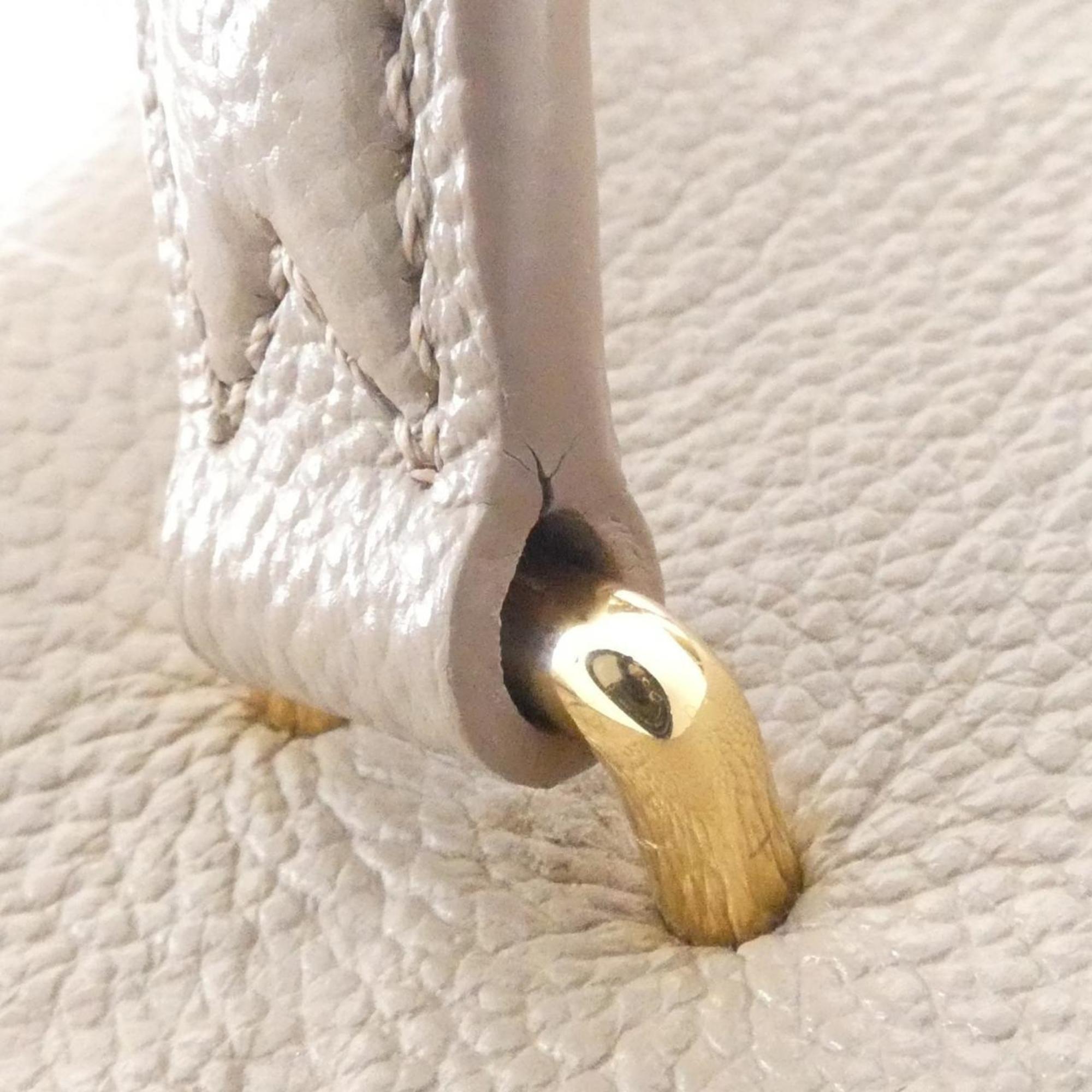 Louis Vuitton Tourterelle Leather Handbag