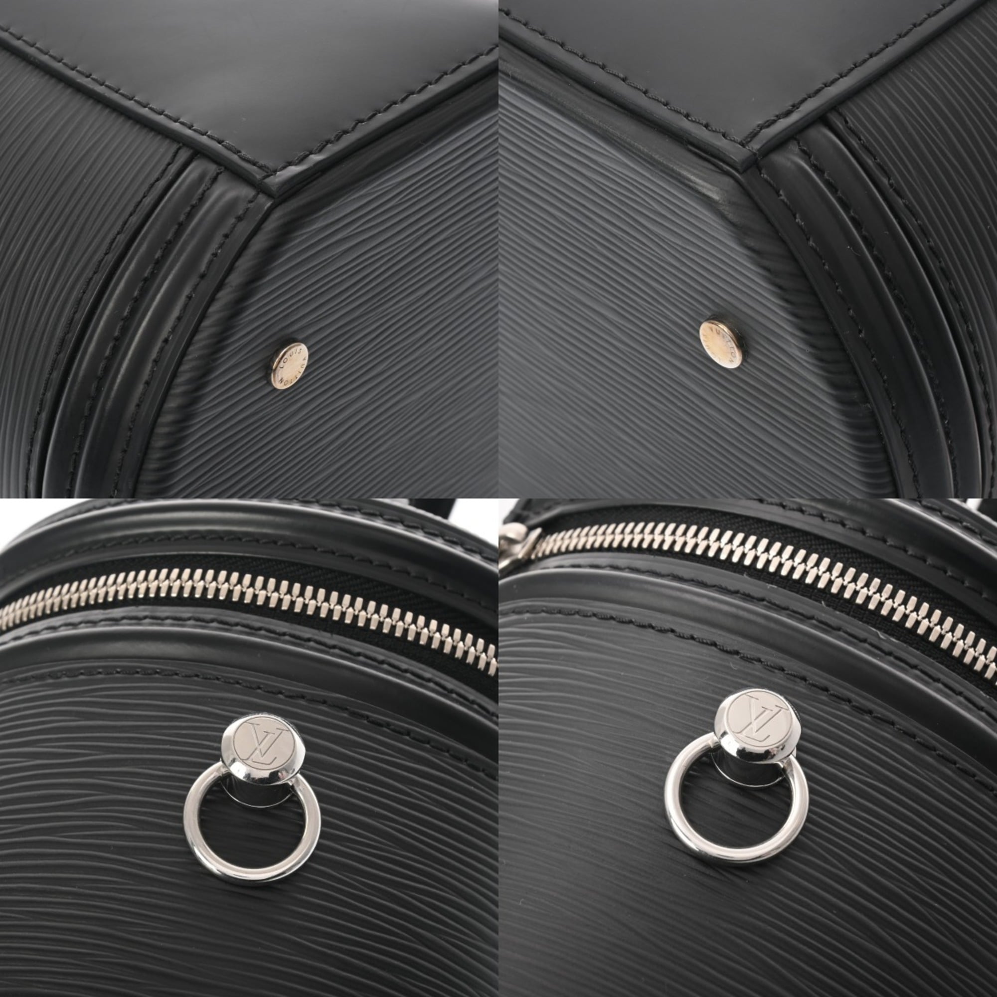 Louis Vuitton Noir Epi Leather Vanity Bag