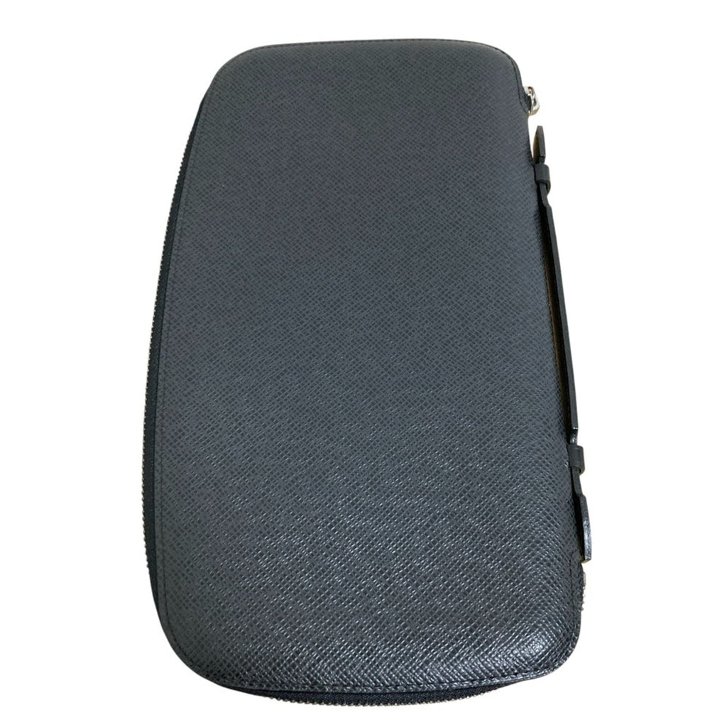 Louis Vuitton Ardoise Black Taiga Leather Long Wallet