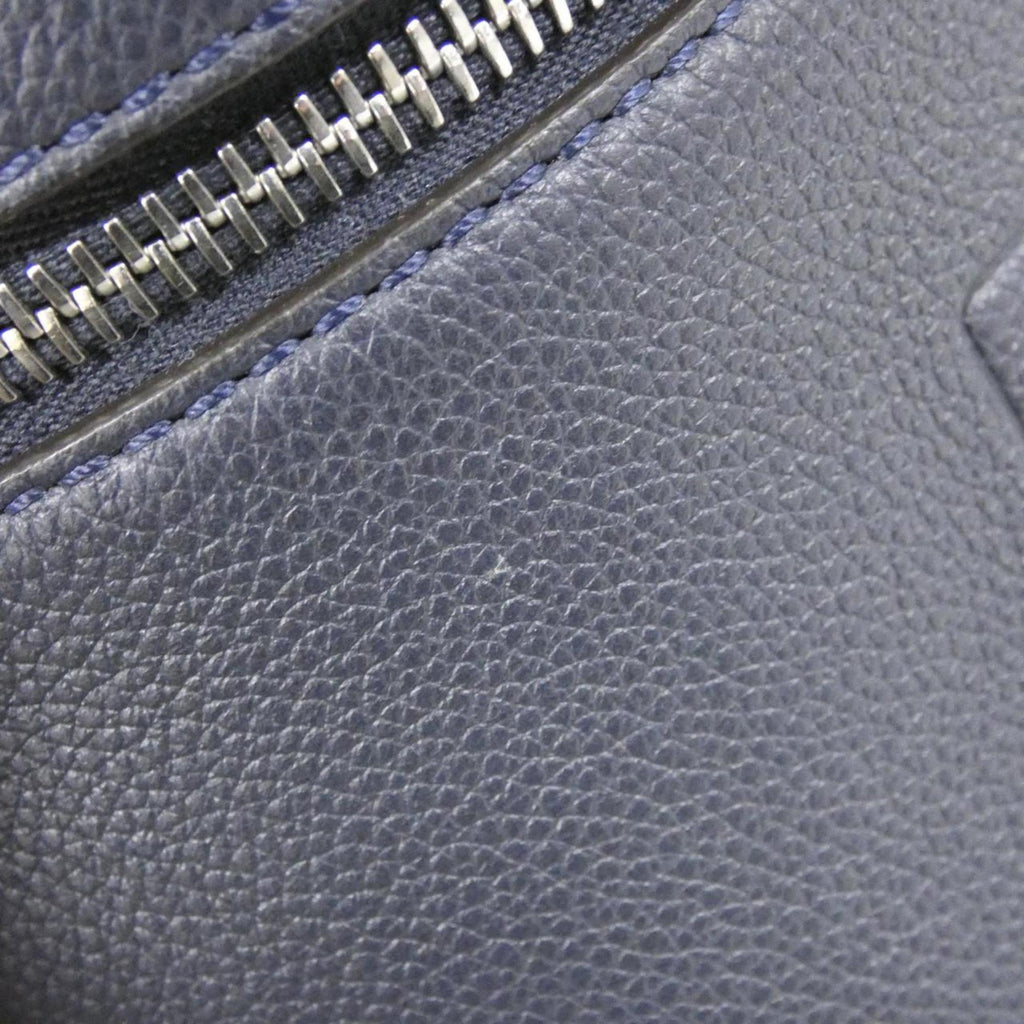 Fendi Dark Blue Leather Shoulder Bag