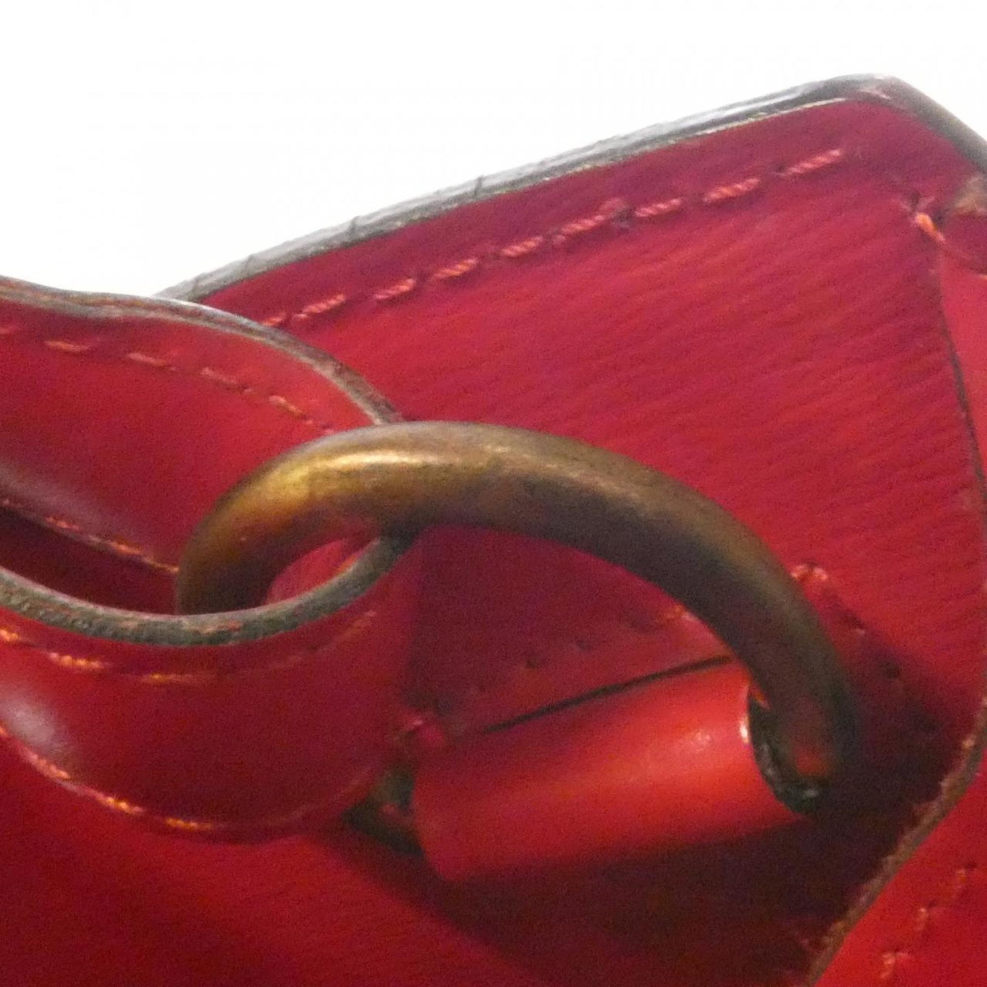 Louis Vuitton Red Color Leather Shoulder Bag