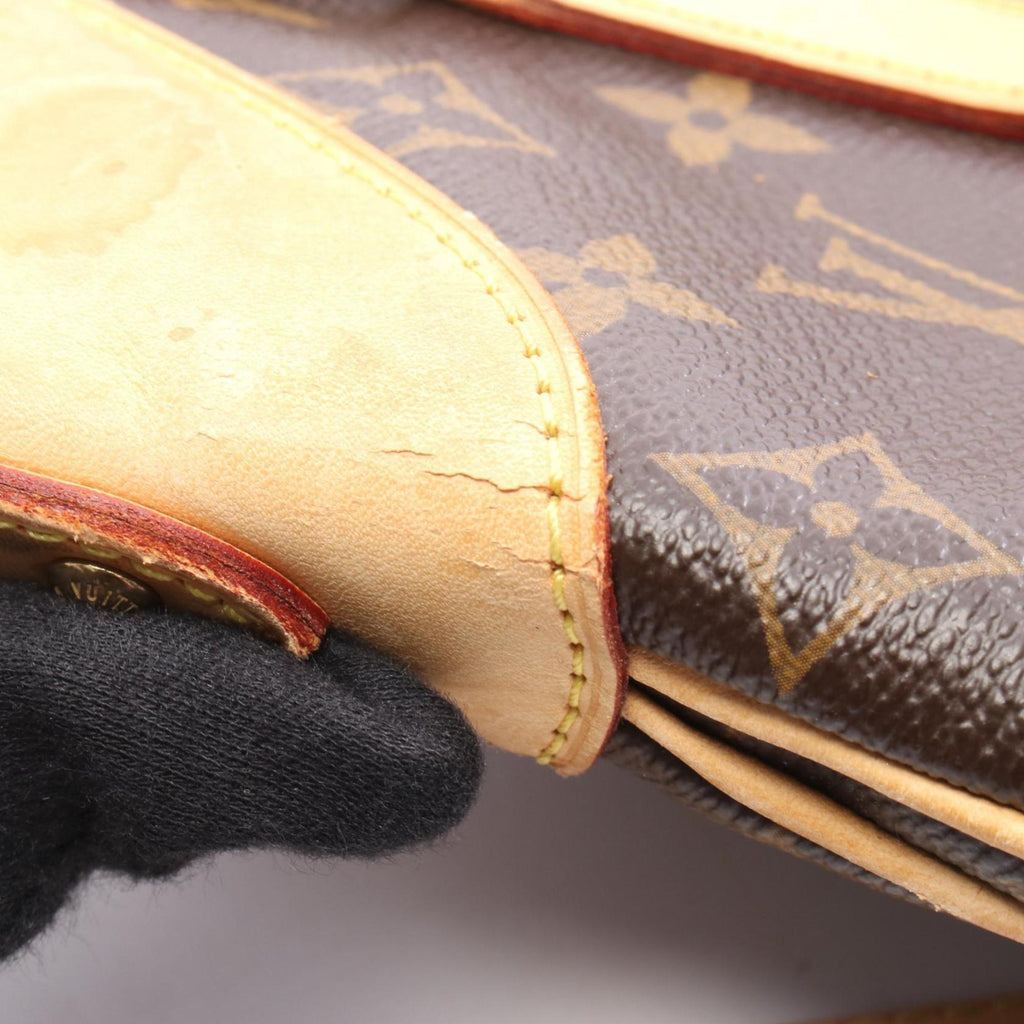 Louis Vuitton Brown Monogram Coated Canvas Handbag