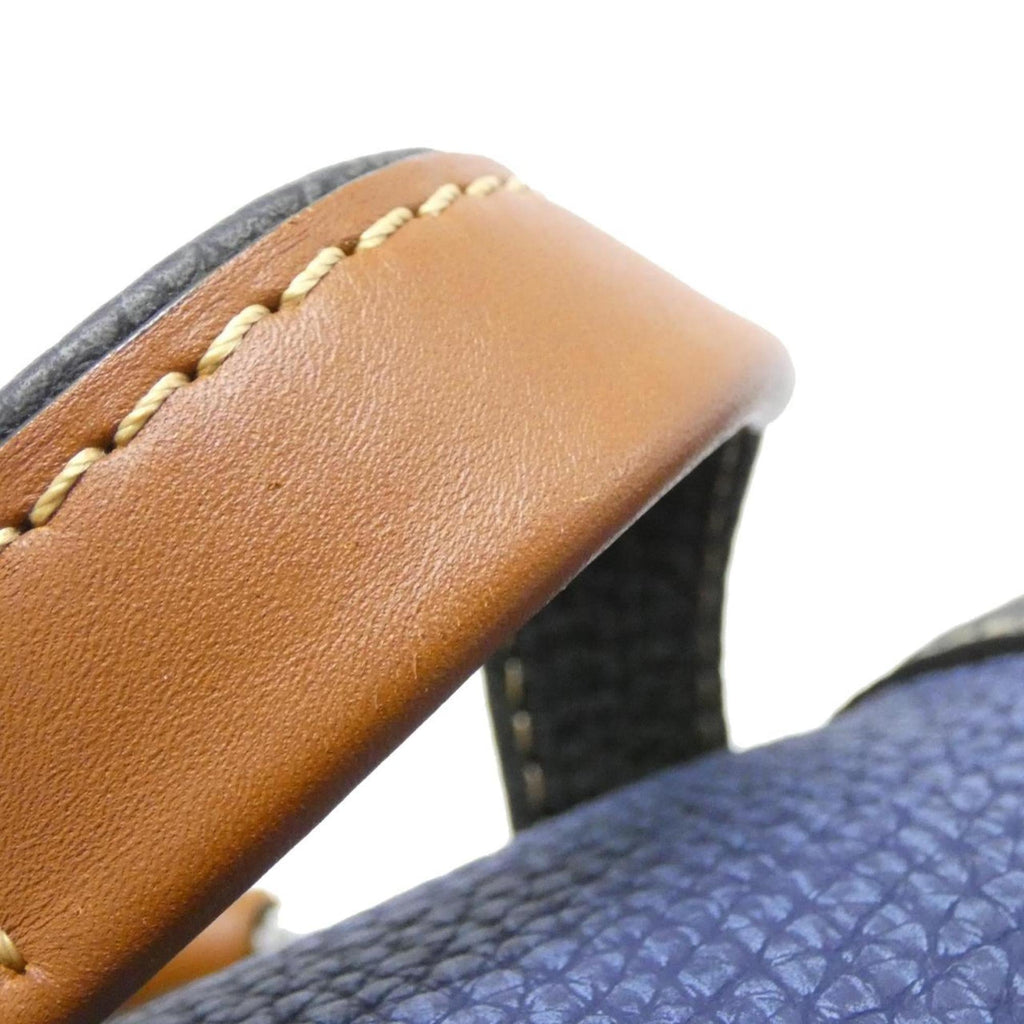 Louis Vuitton Blue Leather Backpack