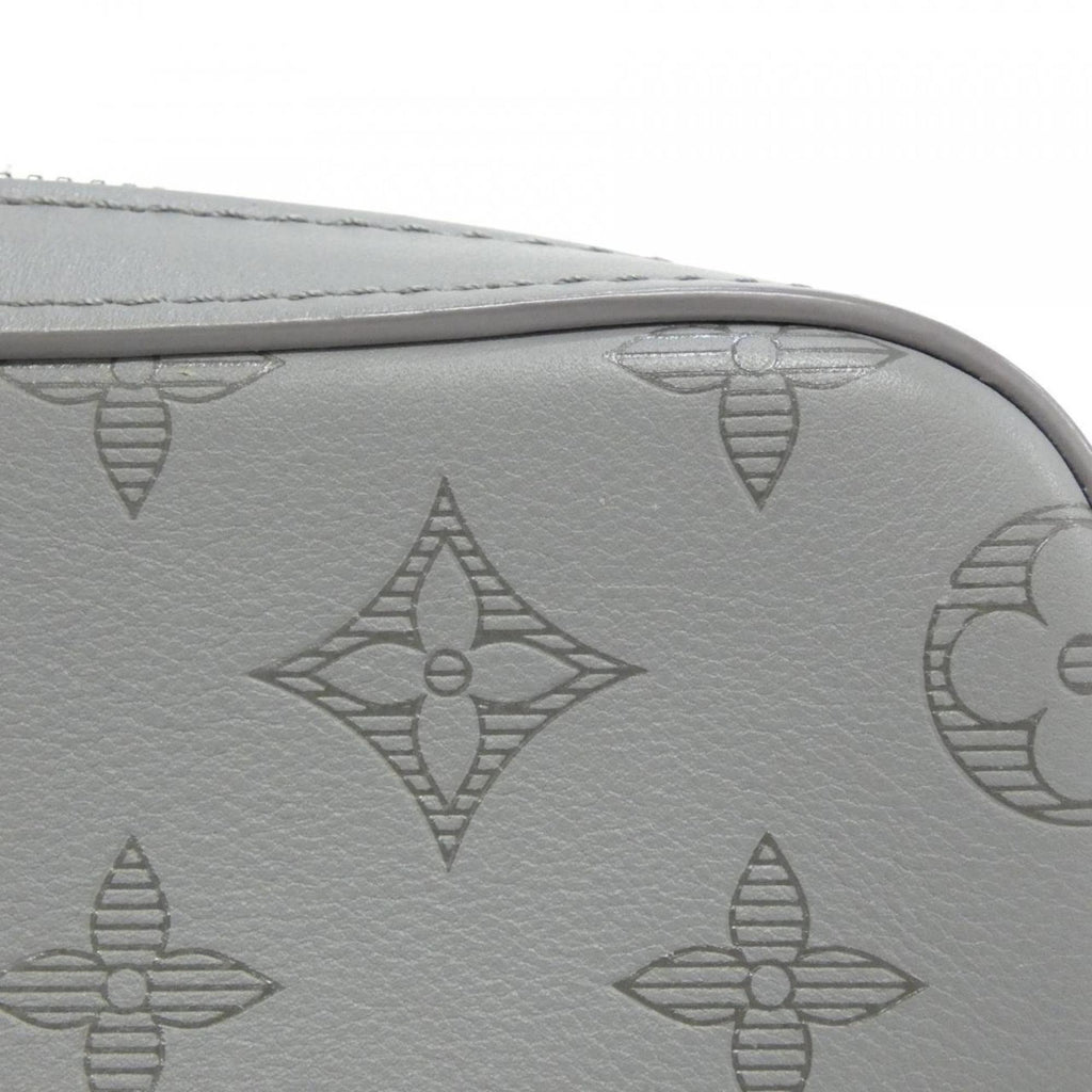 Louis Vuitton Gris Leather Pouch Shoulder Bag