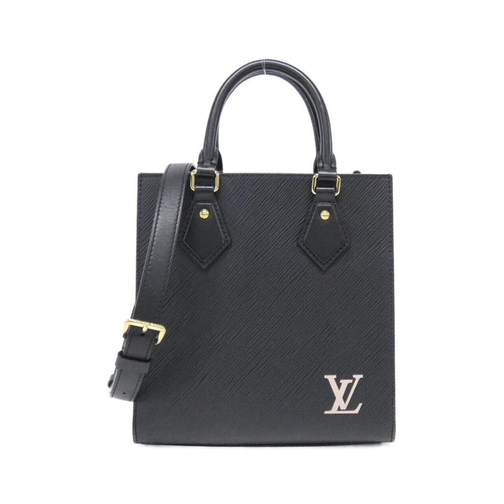 Louis Vuitton Black Leather Handbag