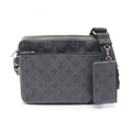Louis Vuitton Black Gray Monogram Eclipse Coated Canvas Leather Handbag Shoulder Bag