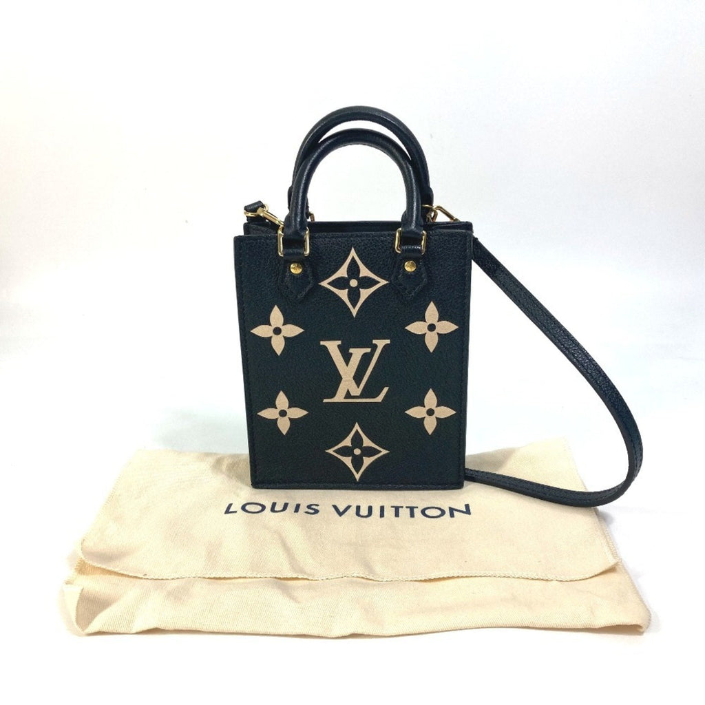 Louis Vuitton Black Monogram Empreinte Handbag Shoulder Bag