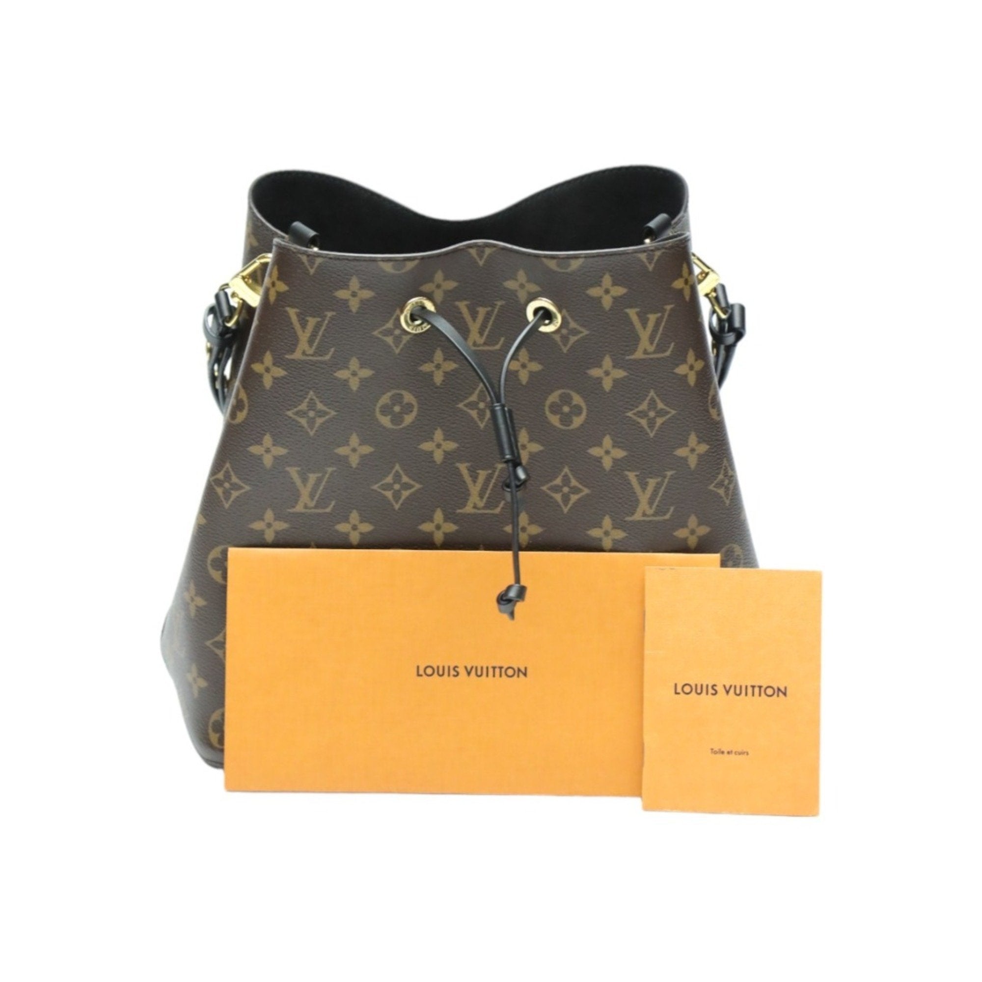 Louis Vuitton Brown Noir Monogram Canvas Shoulder Bag