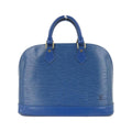 Louis Vuitton Blue Leather Handbag