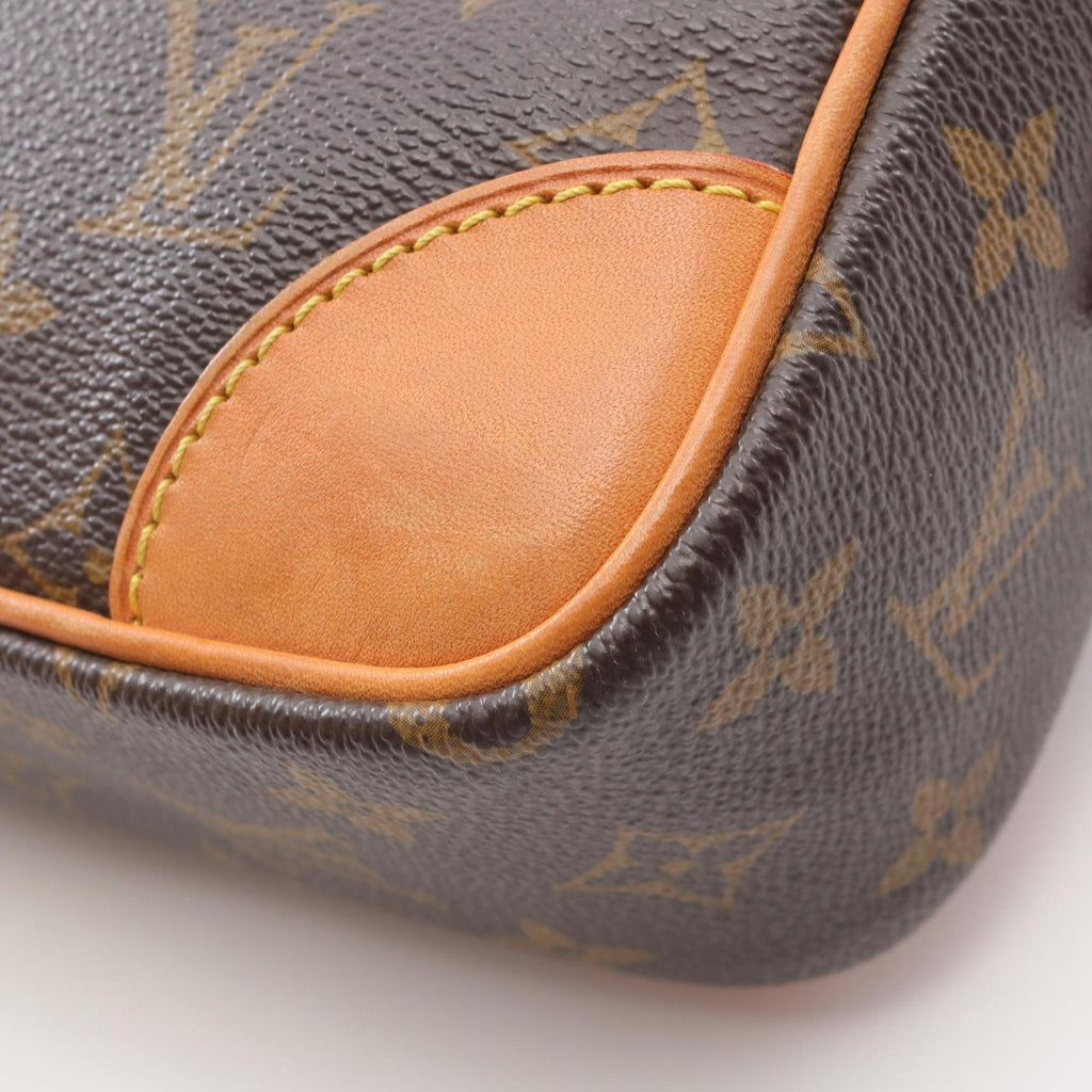 Louis Vuitton Brown Coated Canvas Pvc Leather Shoulder Bag