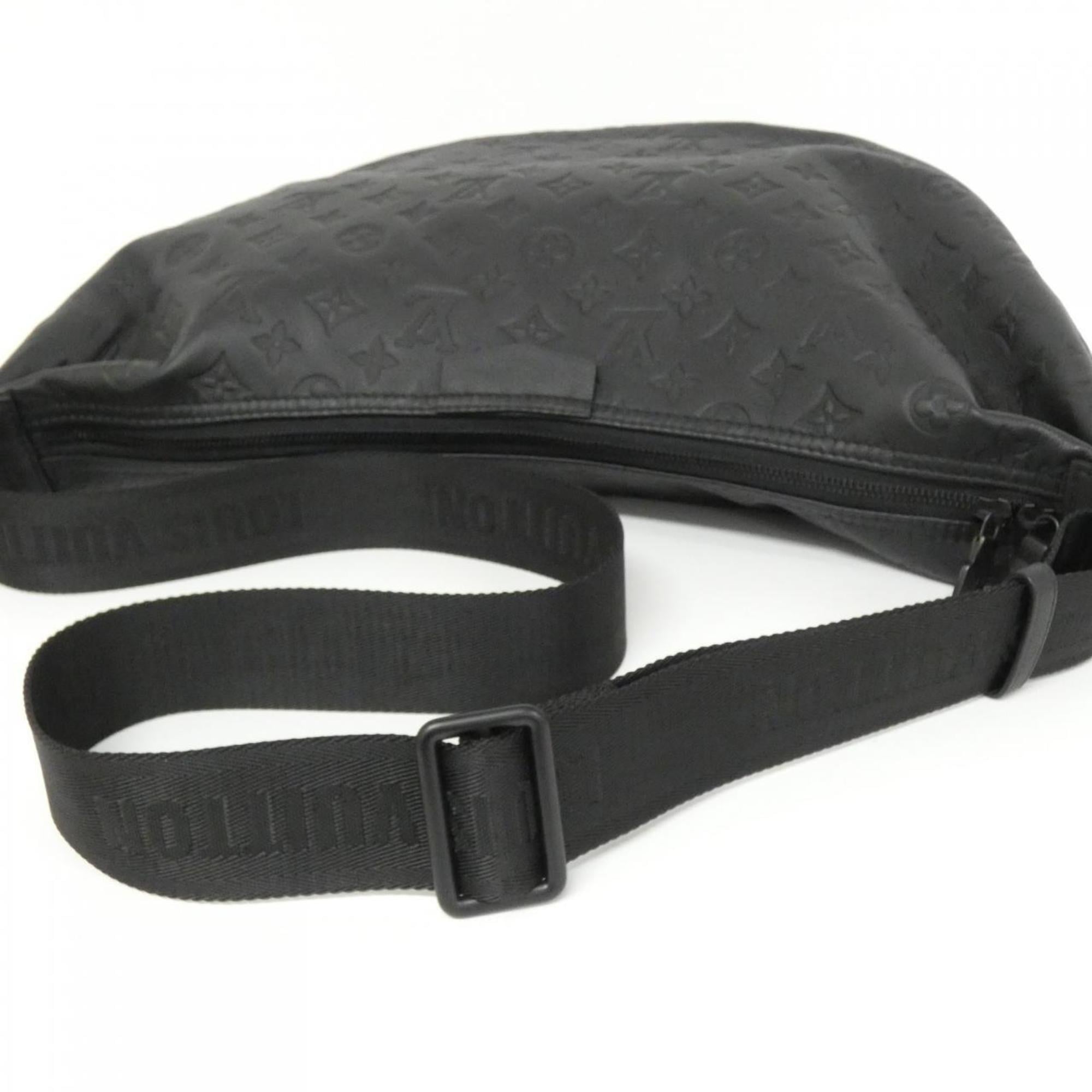 Louis Vuitton Black Leather Shoulder Bag