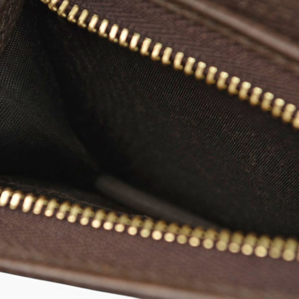 Gucci Gg Supreme Beige Brown Gg Supreme Canvas Wallet (Bi-Fold) (Pre-Owned)