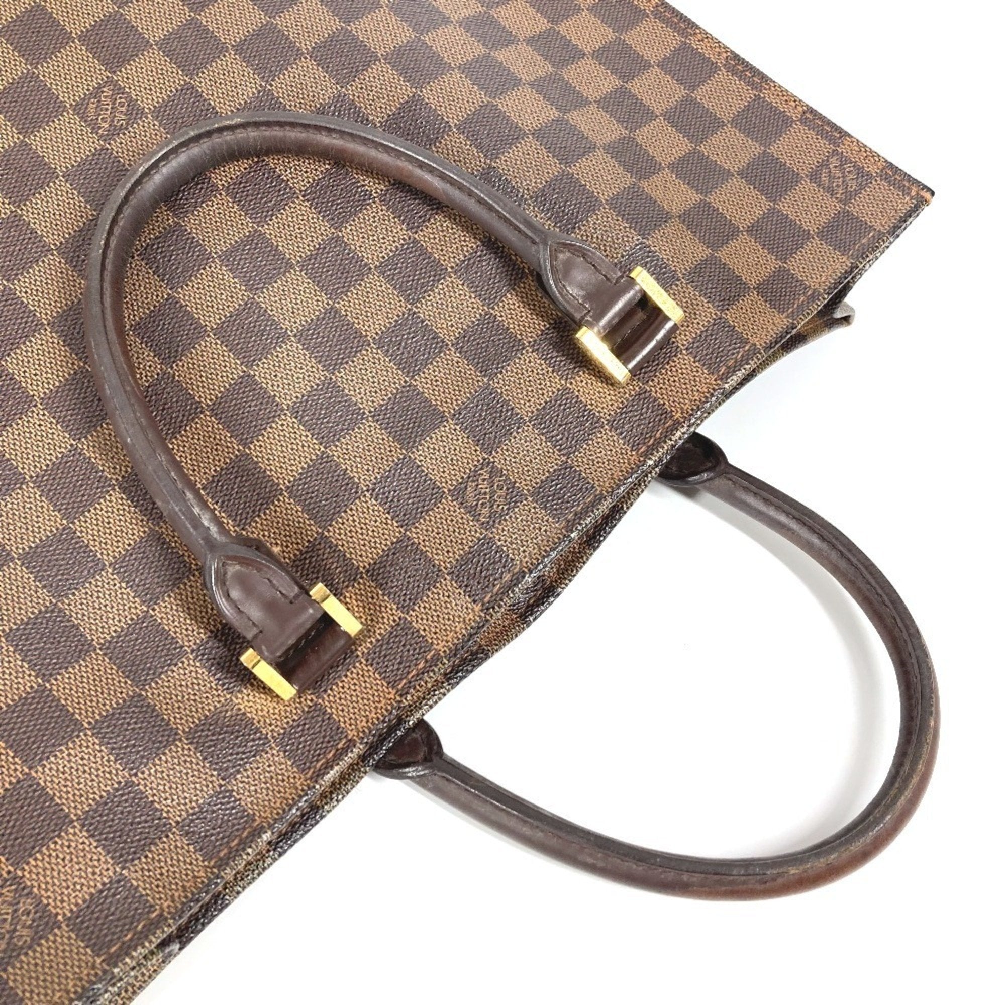 Louis Vuitton Brown Damier Canvas Ebene Damier Canvas Handbag Tote Bag