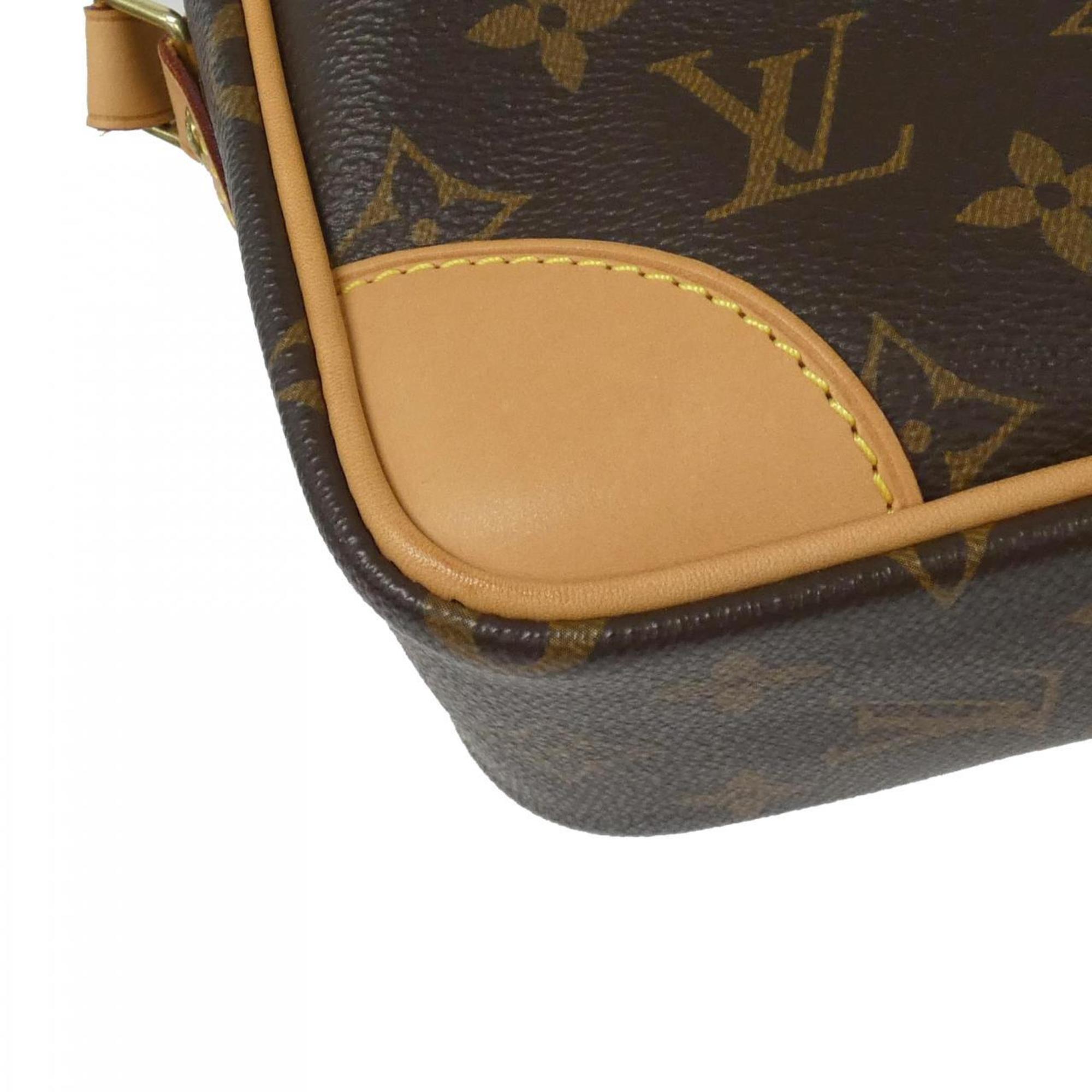 Louis Vuitton Marron Coated Canvas Shoulder Bag