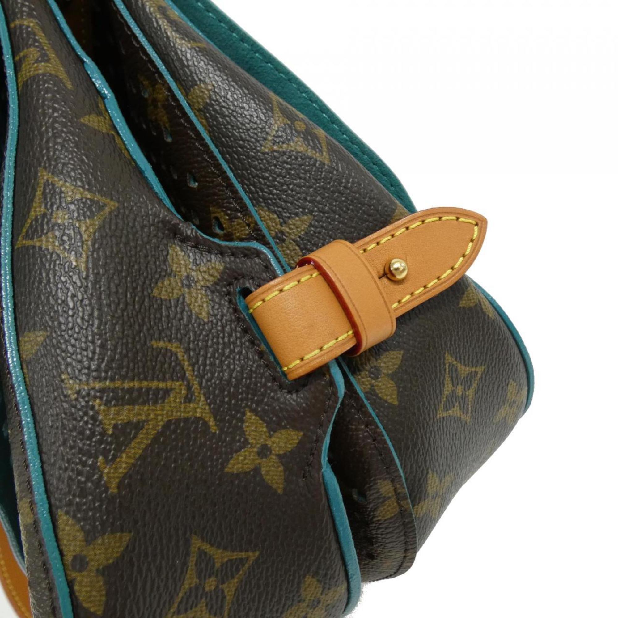 Louis Vuitton Marron Coated Canvas Shoulder Bag