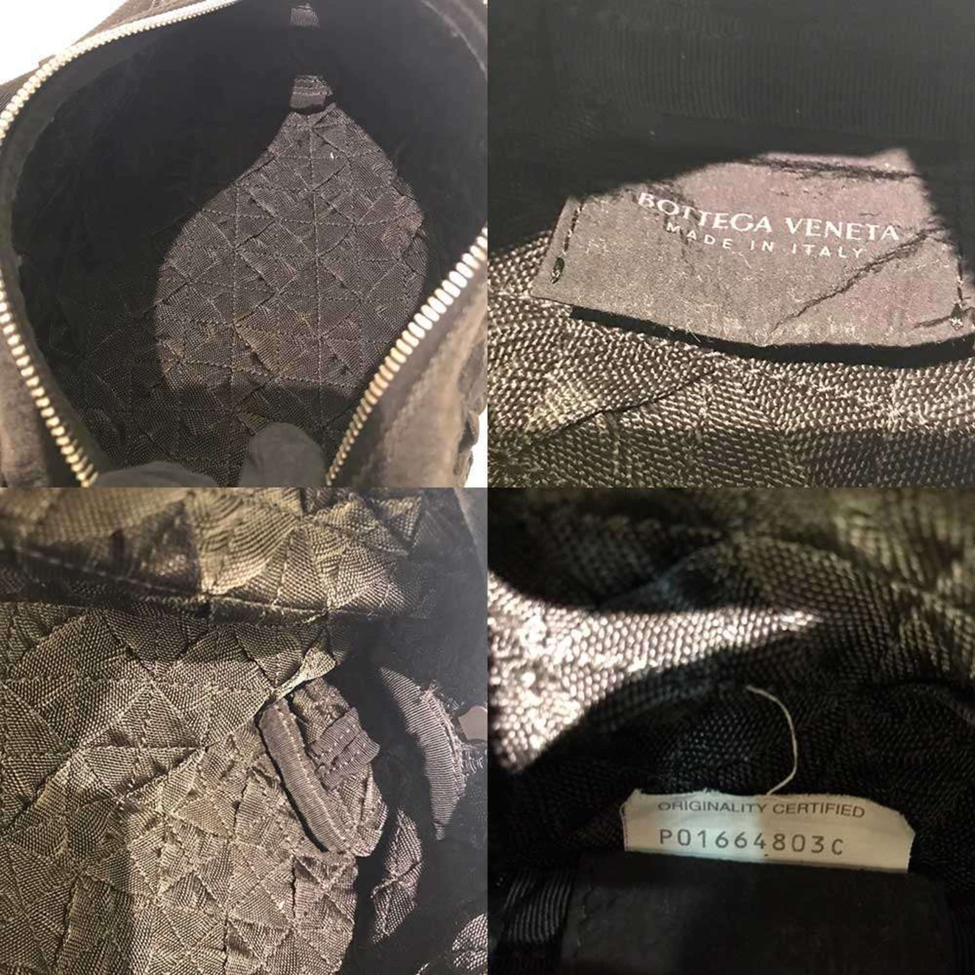 Bottega Veneta Black Intrecciato Sling Bag
