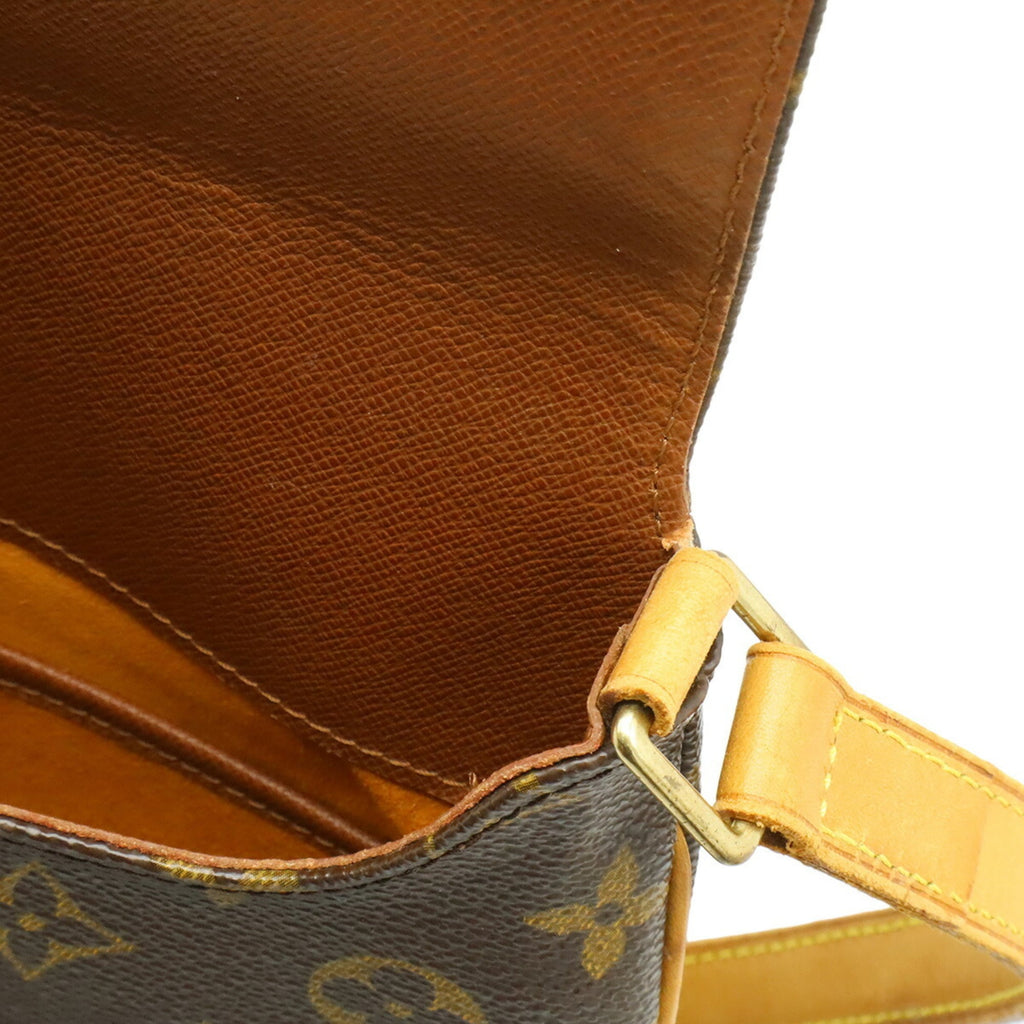 Louis Vuitton Black Brown Monogram Monogram Shoulder Bag