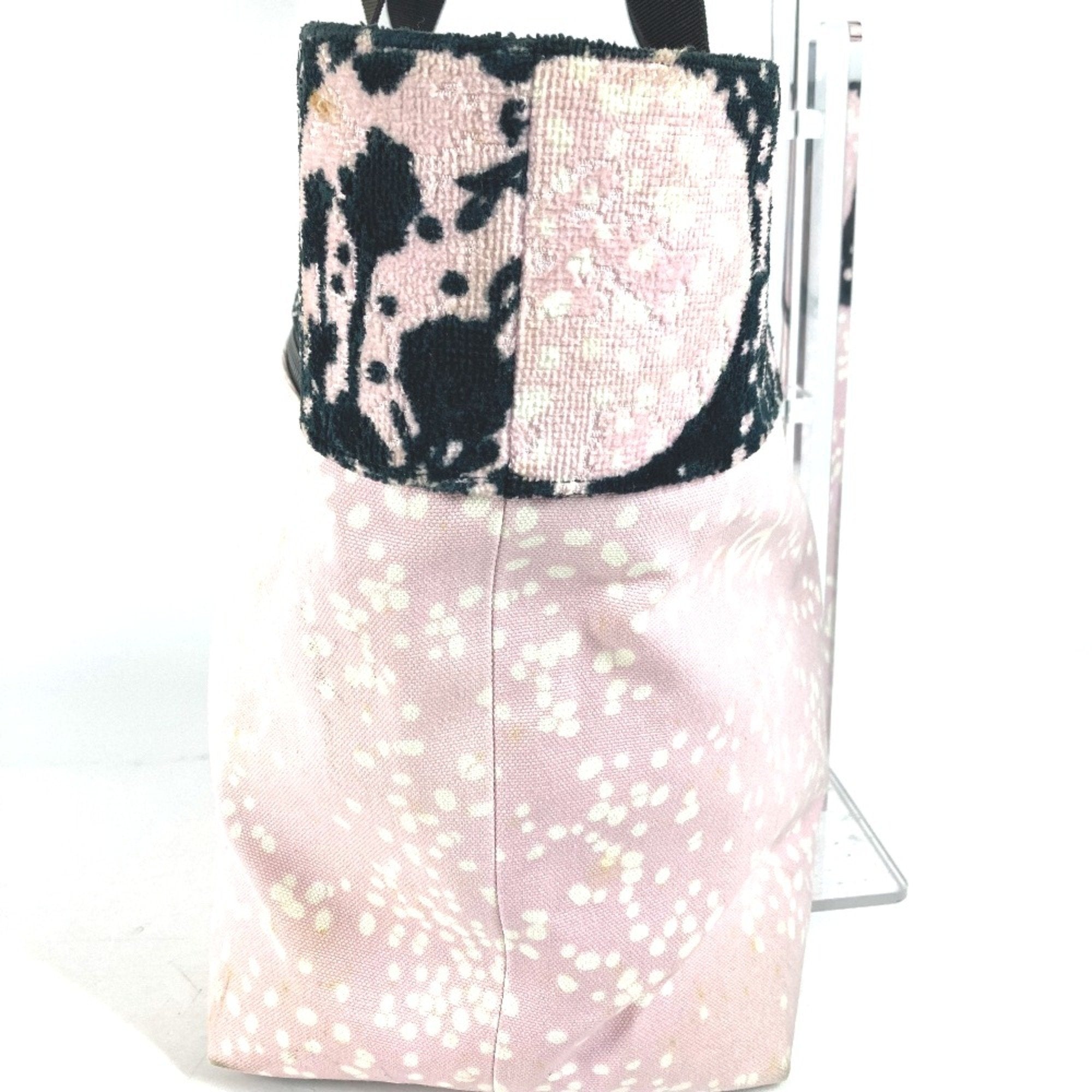 Chanel Pink Cotton Shoulder Bag