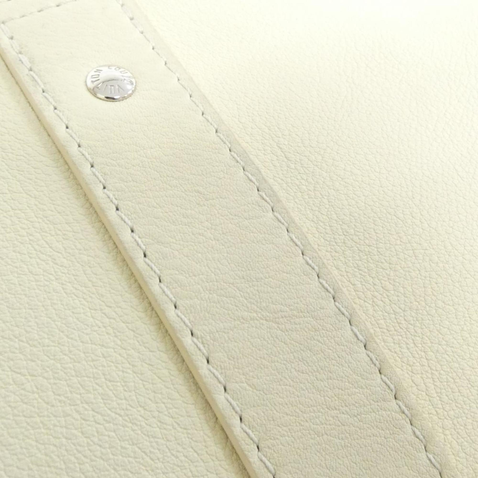 Louis Vuitton Cream Leather Shoulder Bag