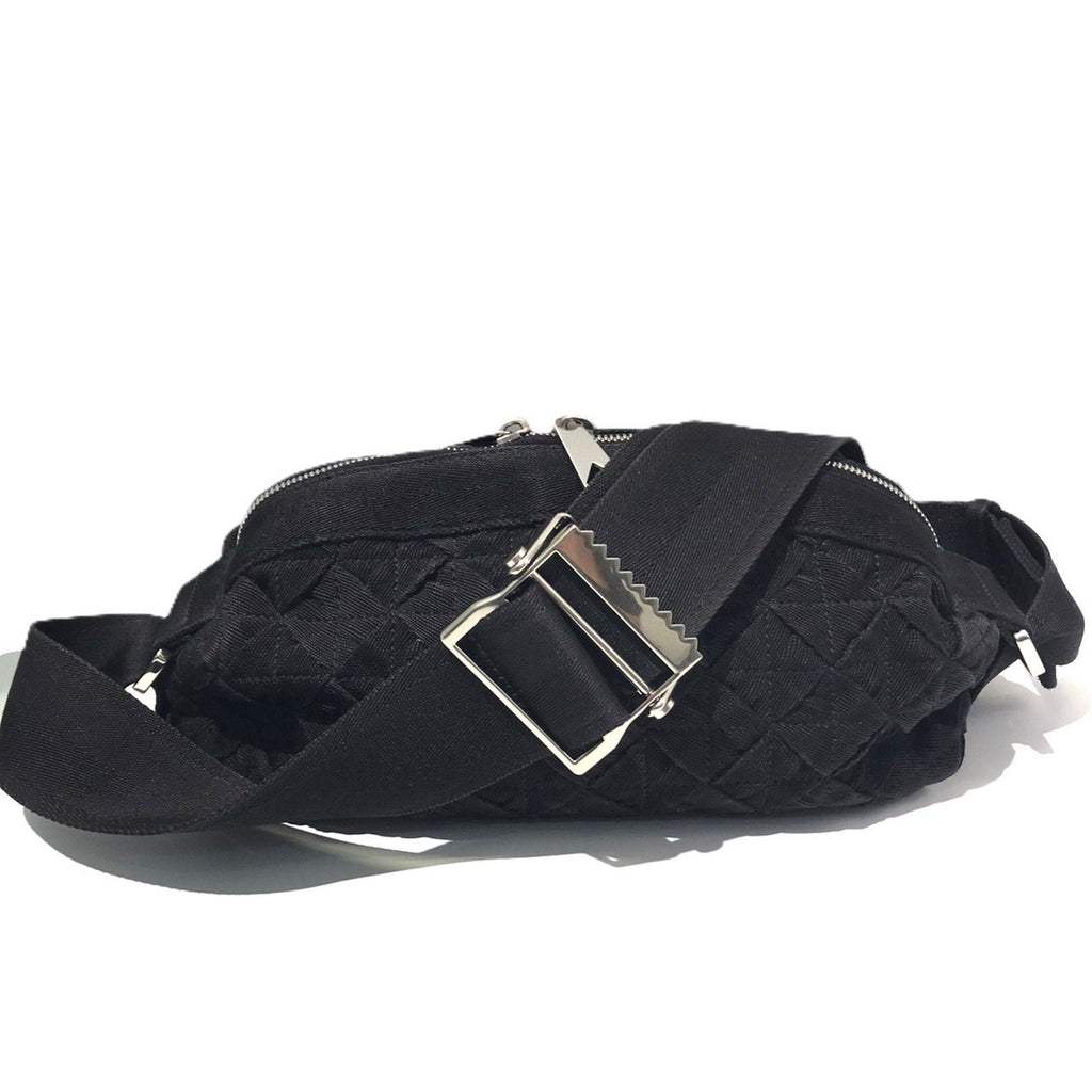 Bottega Veneta Black Intrecciato Sling Bag