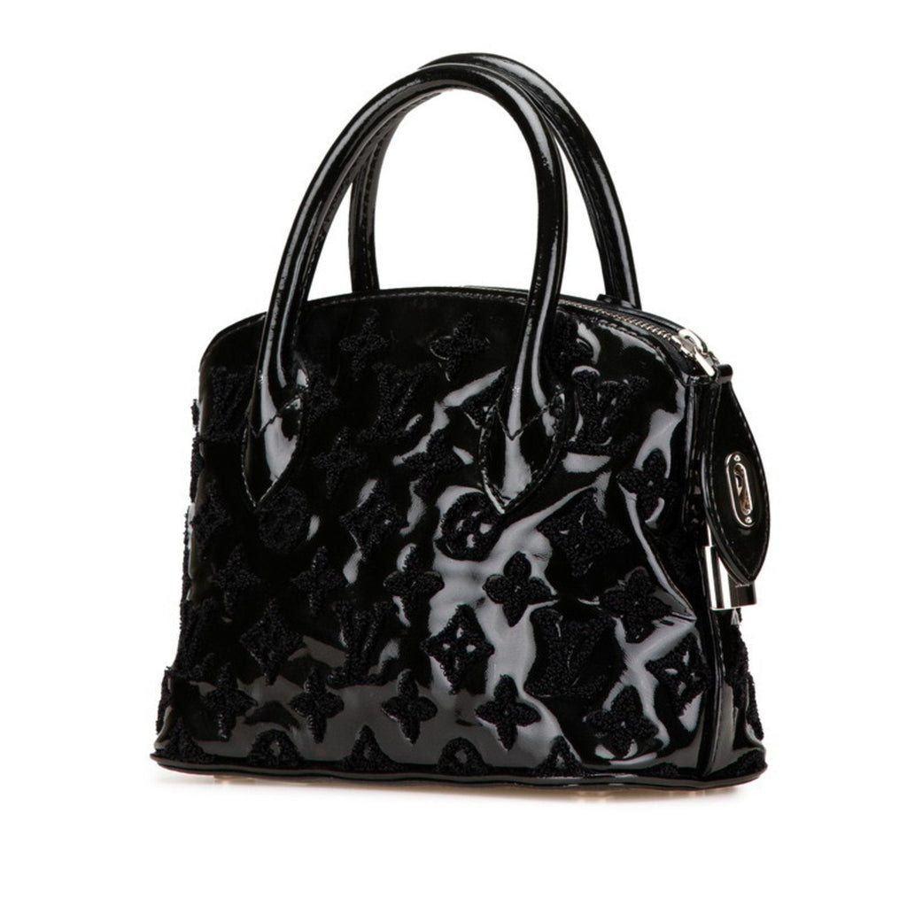Louis Vuitton Black Noir Patent Leather Handbag