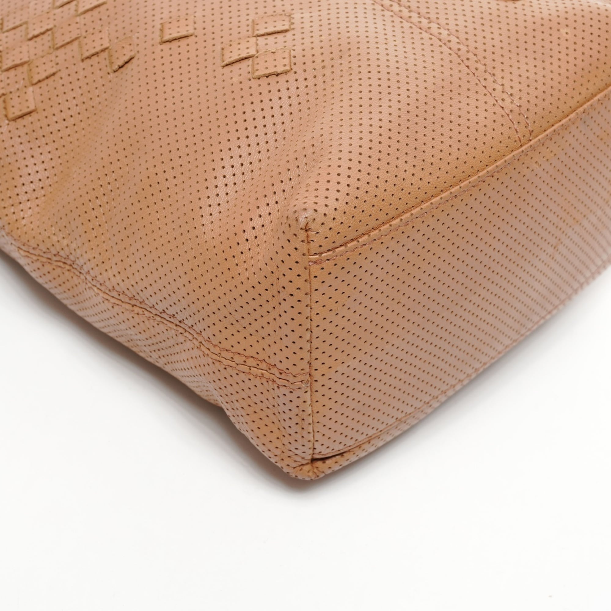Bottega Veneta Intrecciato Brown Leather Handbag