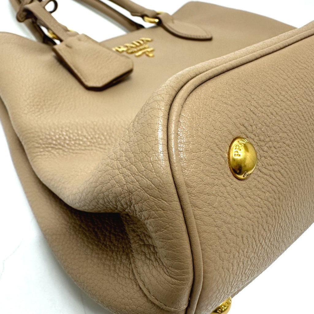 Prada Beige Leather Handbag