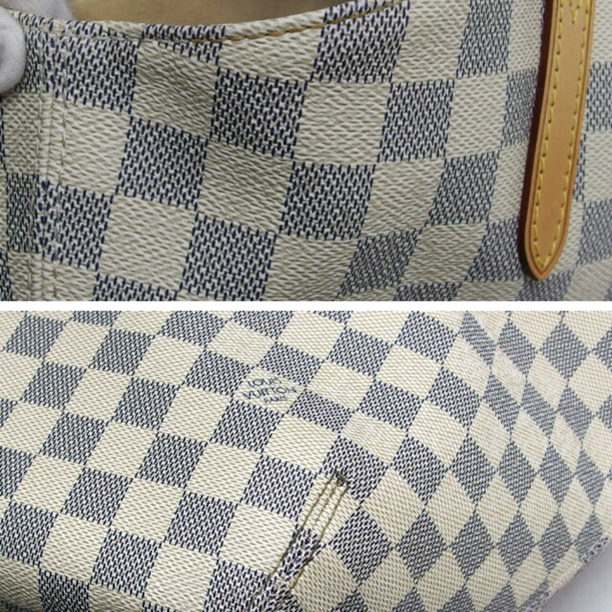 Louis Vuitton Damier Azur Shoulder Bag Tote Bag