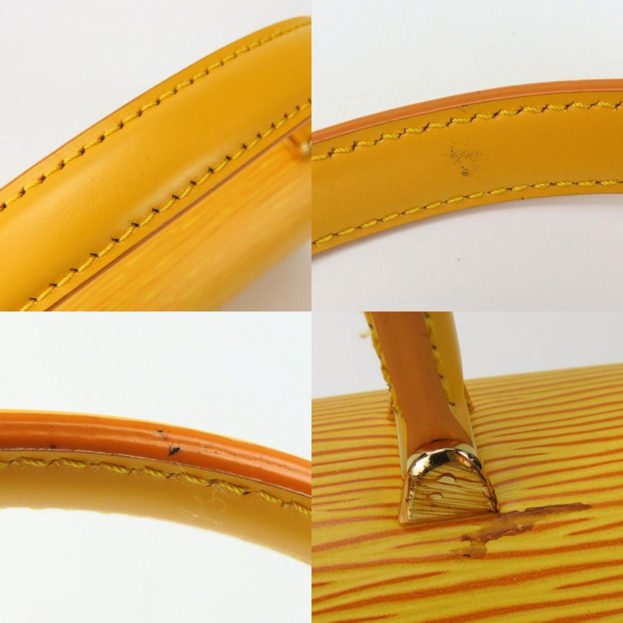 Louis Vuitton Epi Yellow Epi Leather Handbag